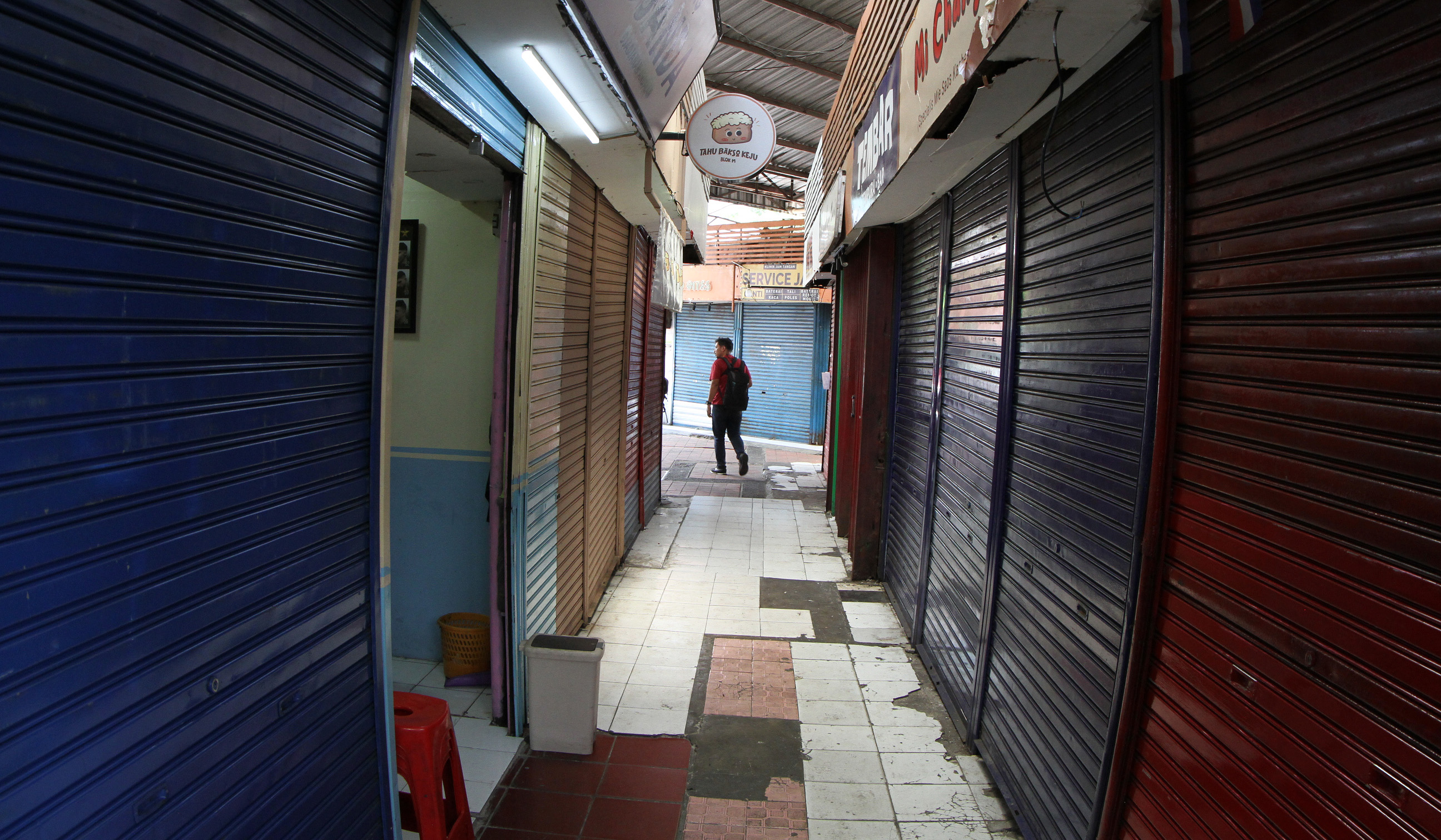 Kawasan Plaza 2 Blok M. (Agus Priatna/SinPo.id)