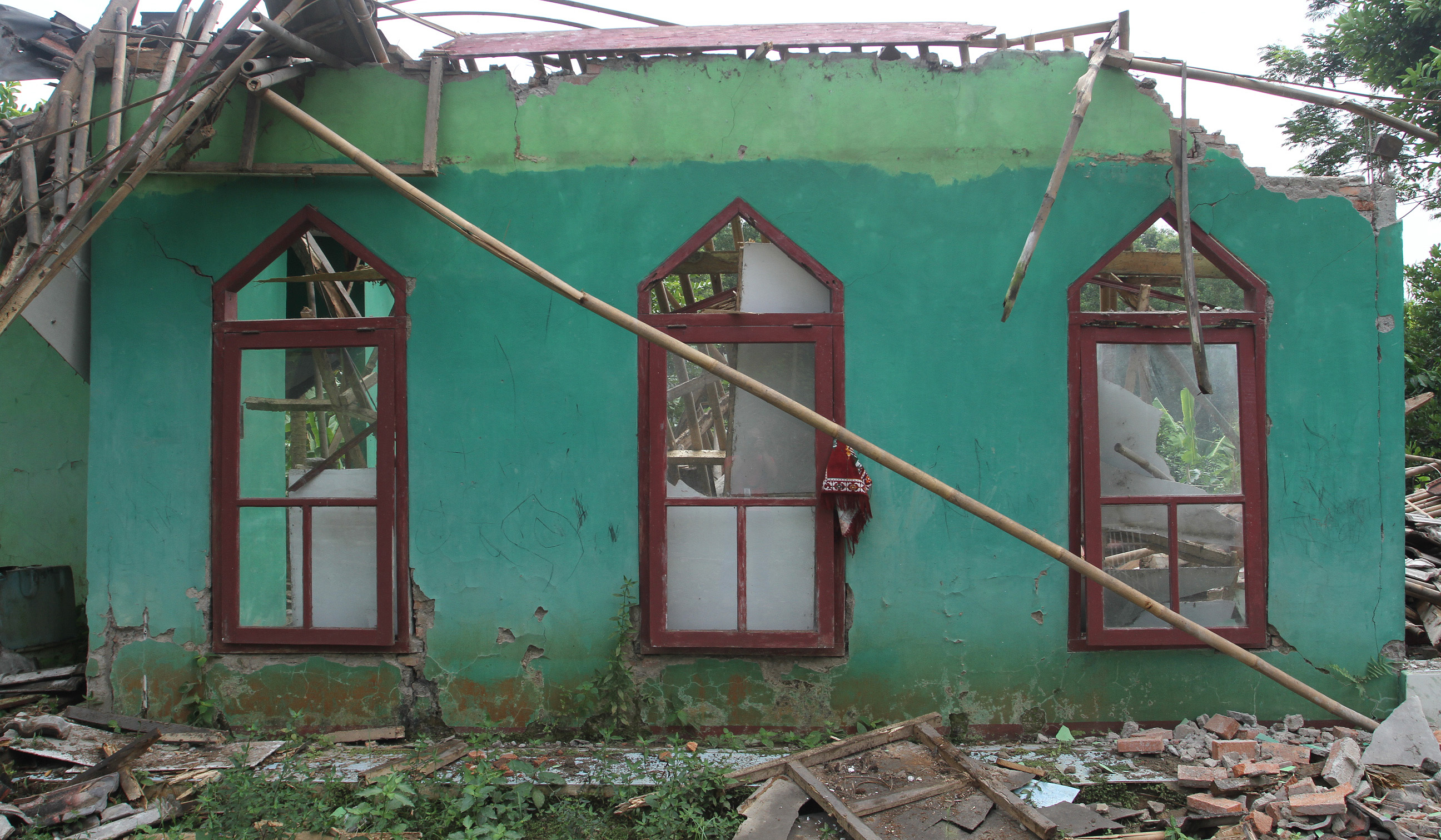 Gempa Bekasi. (Agus Priatna/SinPo.id)