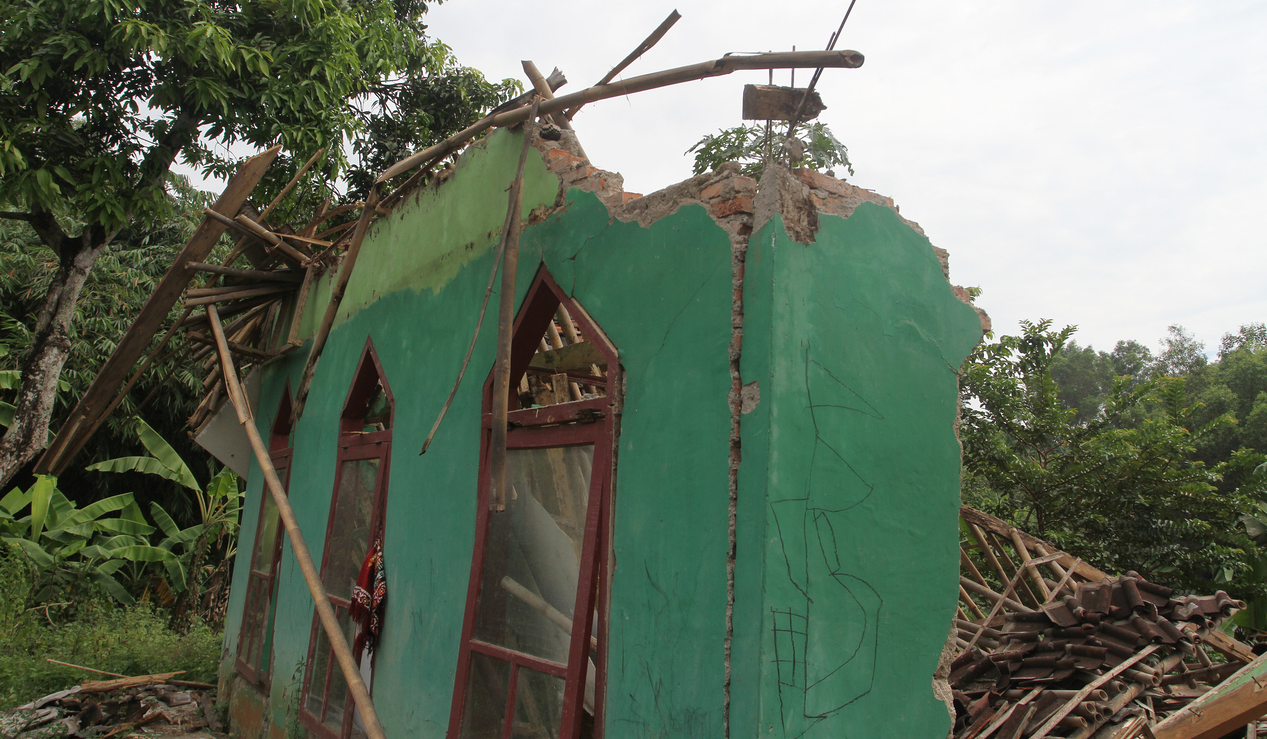 Gempa Bekasi. (Agus Priatna/SinPo.id)