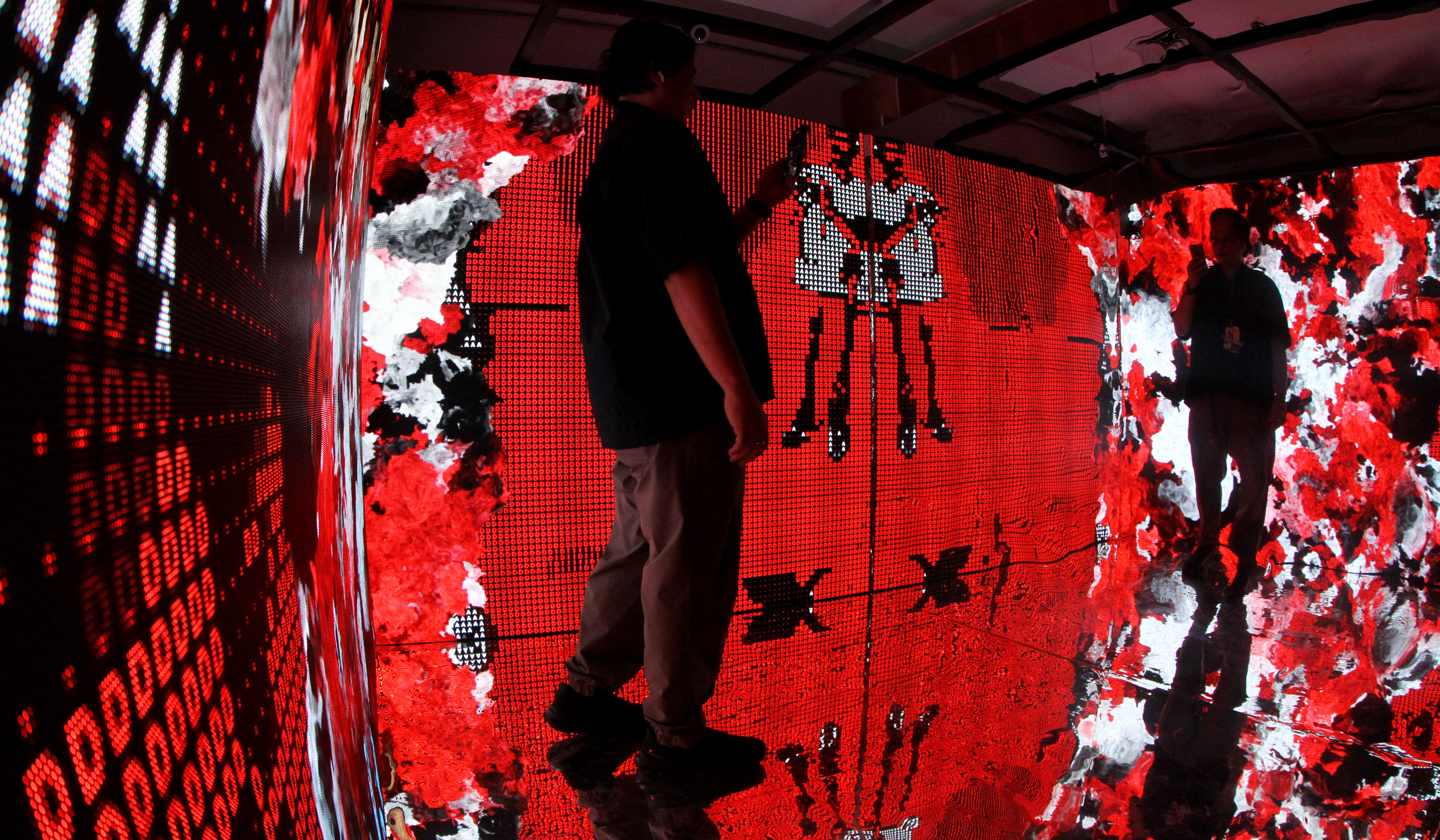 Pameran desain kreatif di TIM Jakarta. (Agus Priatna/SinPo.id)