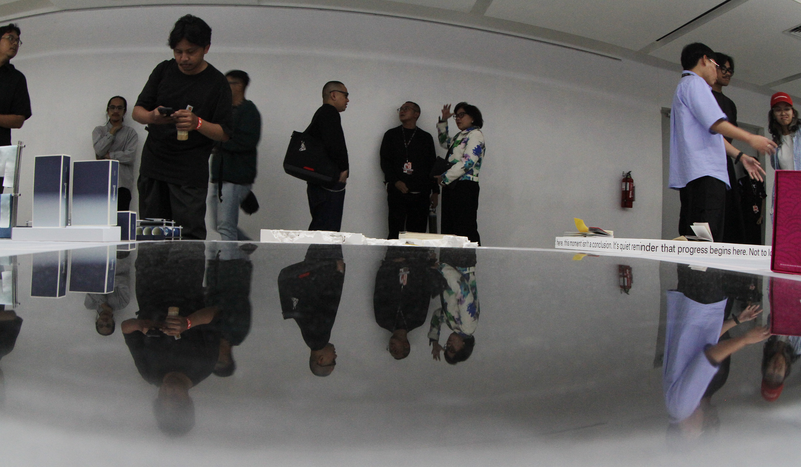 Pameran desain kreatif di TIM Jakarta. (Agus Priatna/SinPo.id)