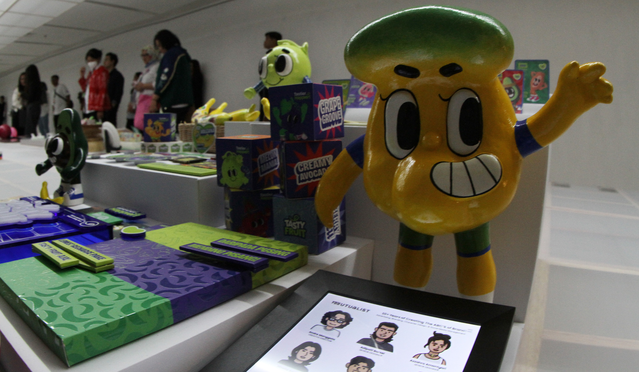 Pameran desain kreatif di TIM Jakarta. (Agus Priatna/SinPo.id)