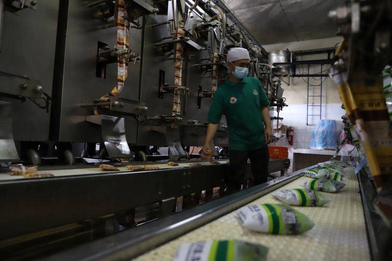 Melihat pabrik susu terbesar di Bandung Selatan Koperasi Peternakan Susu Bandung Selatan (KPBS) Pangalengan (Ashar/SinPo.id)