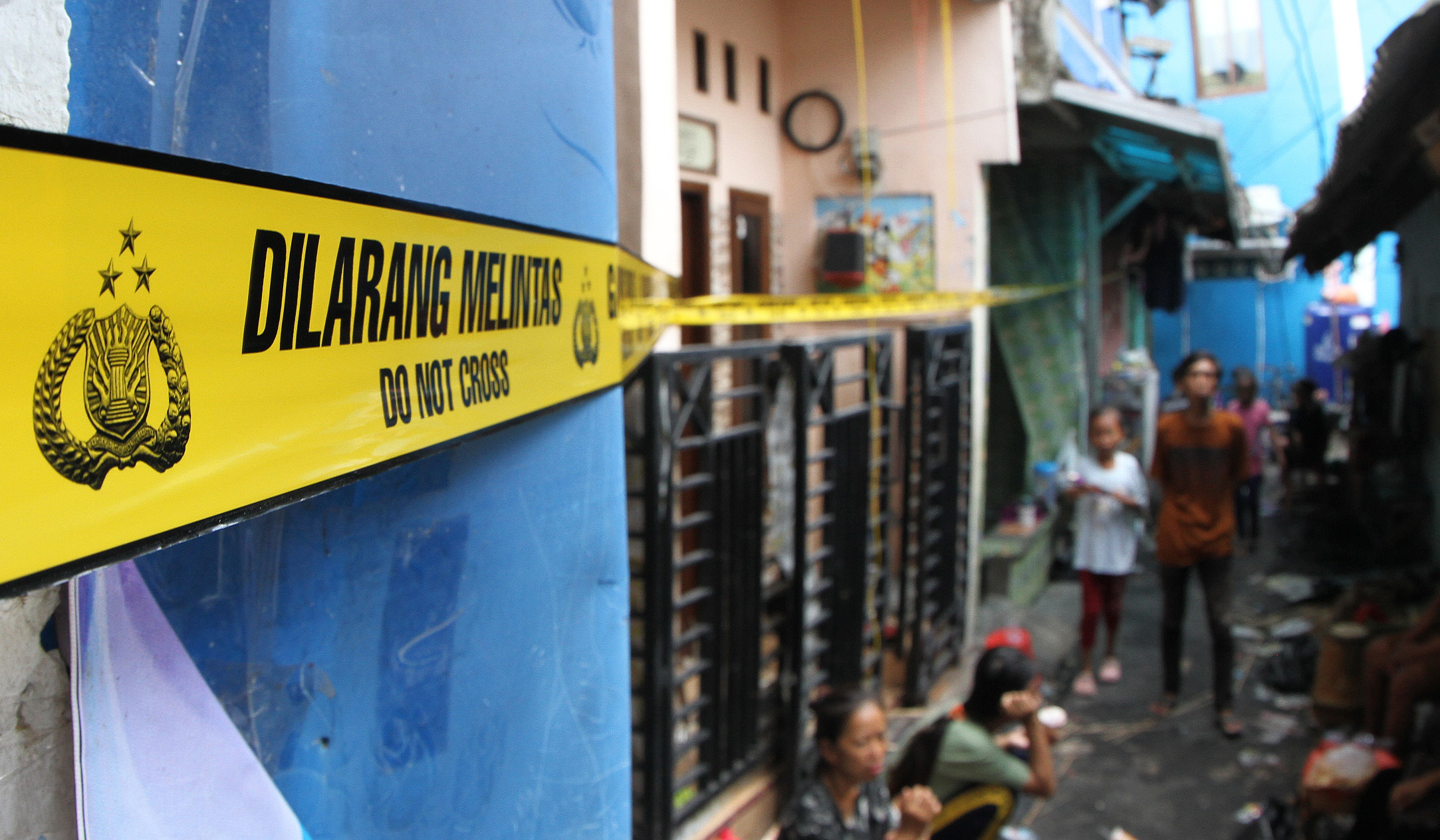 Puing sisa kebakaran Jatipulo. (Agus Priatna/SinPo.id)