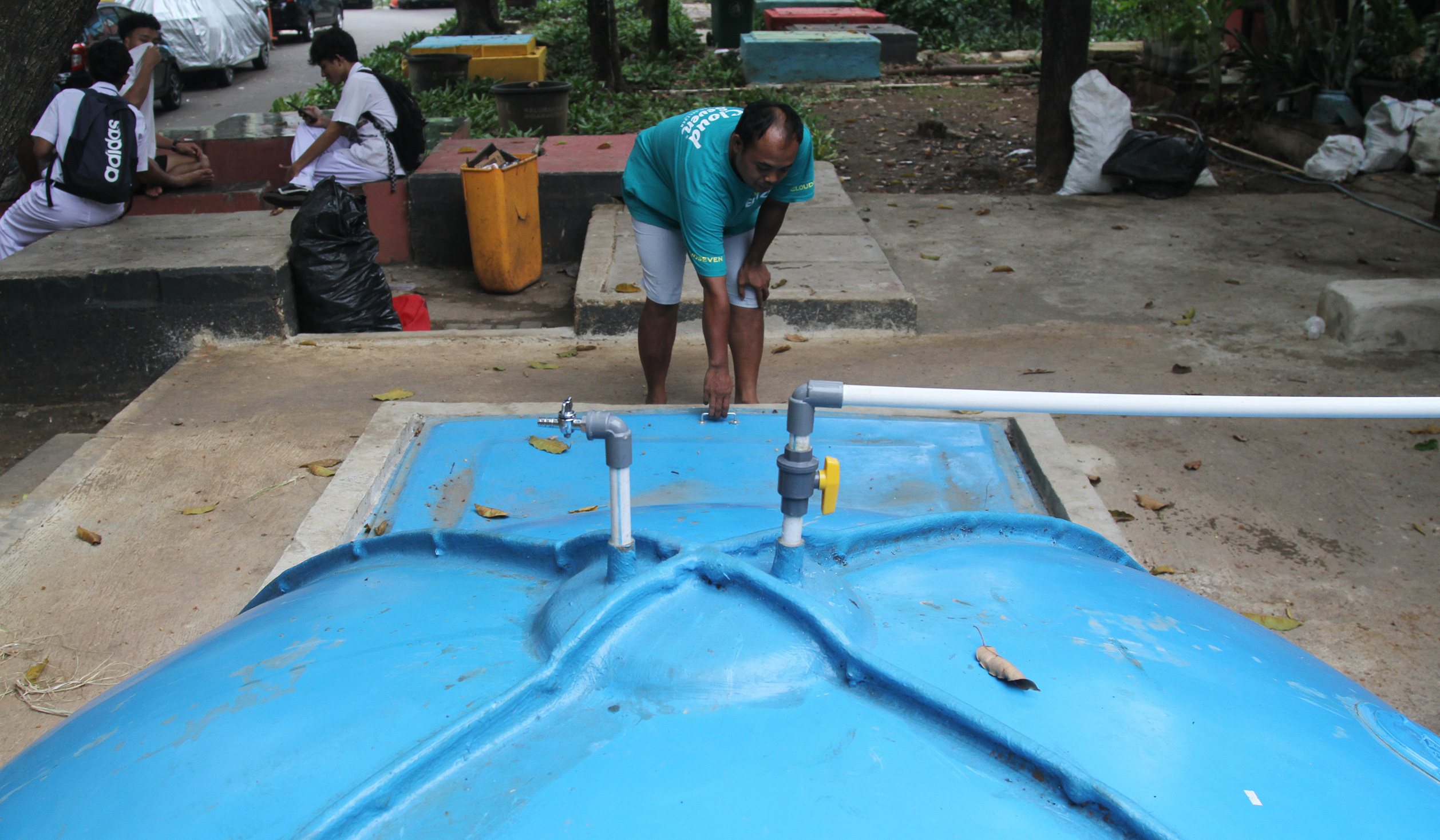 Kompor berbahan bakar biogas. (Agus Priatna/SinPo.id)