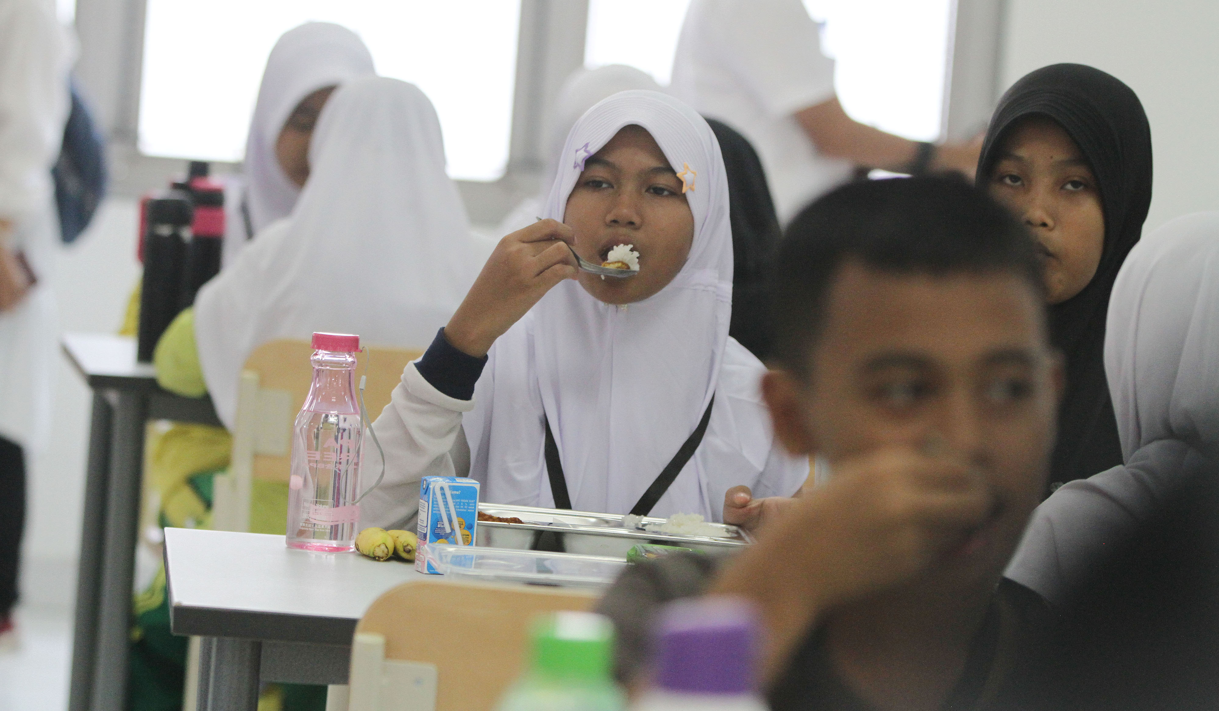 Aktivitas hari pertama Sekolah Rakyat Sentra Handayani di Jakarta. (Agus Priatna/SinPo.id)