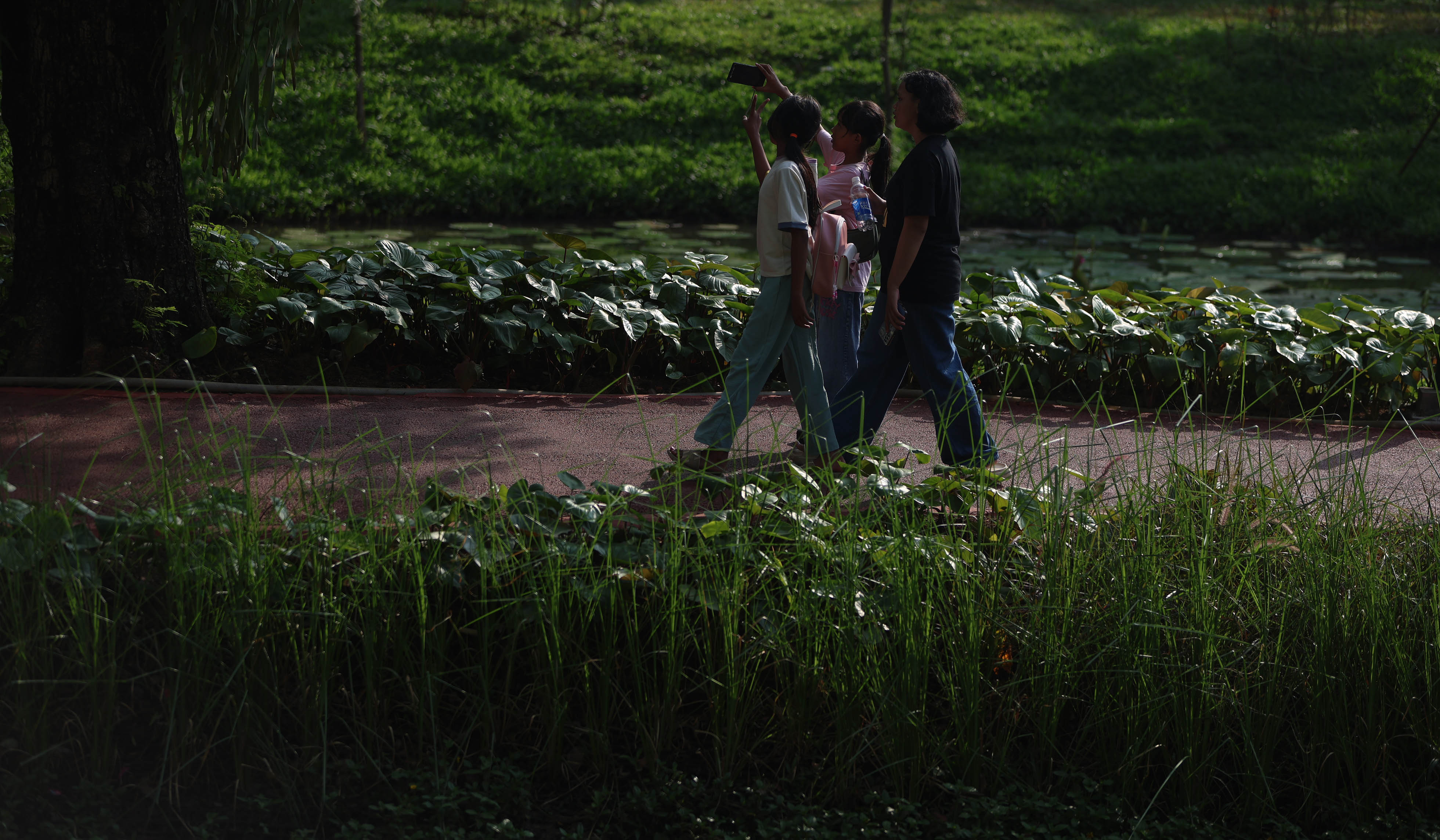 Taman Bendera Pusaka di Kebayoran Baru, Jakarta Selatan. (Agus Priatna/SinPo.id)