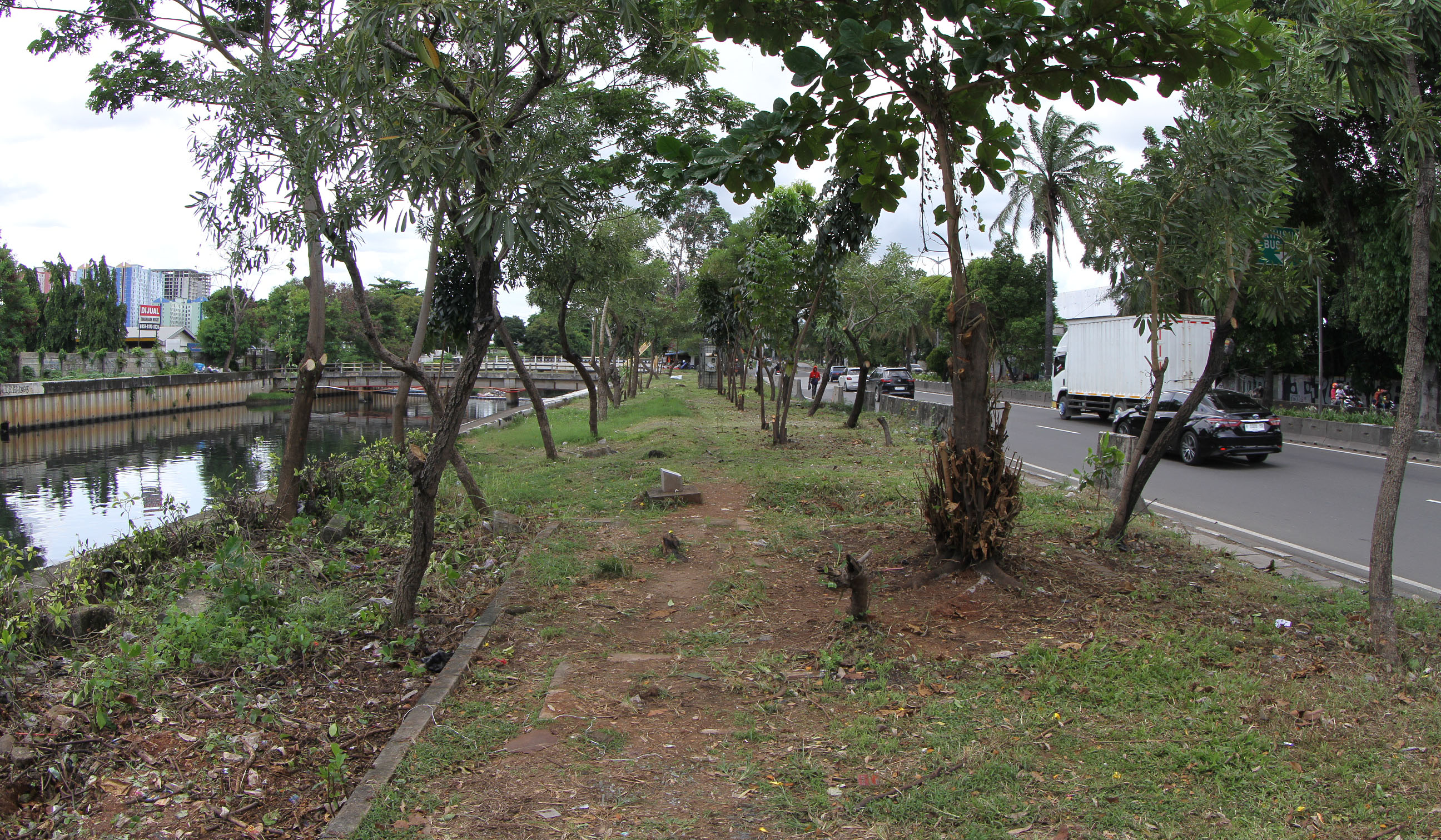 Taman Daan Mogot, Cengkareng, Jakarta Barat. (Agus Priatna/SinPo.id)