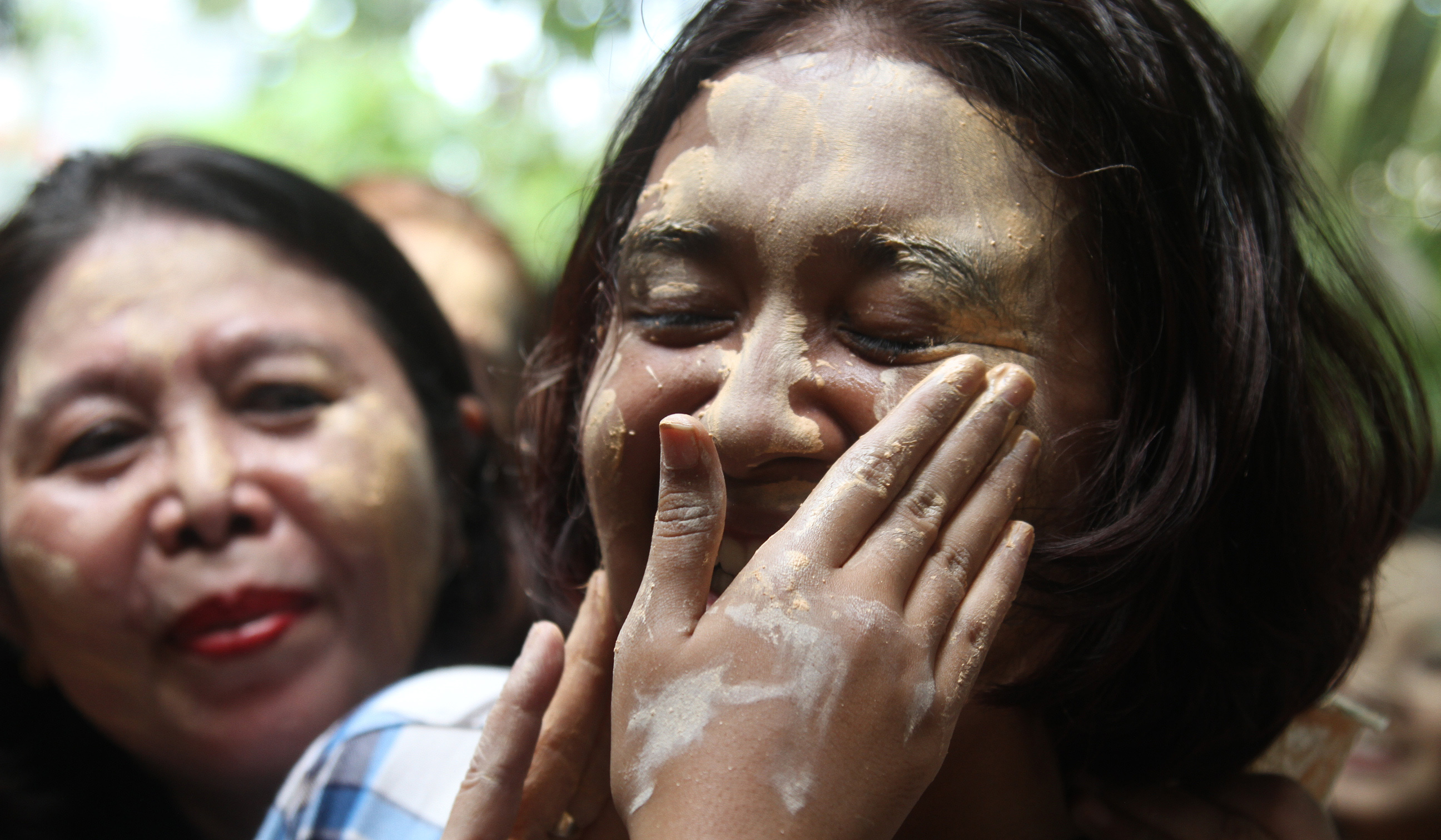 Tradisi Mandi Mandi Kampung Tugu, Jakarta. (Agus Priatna/SinPo.id)