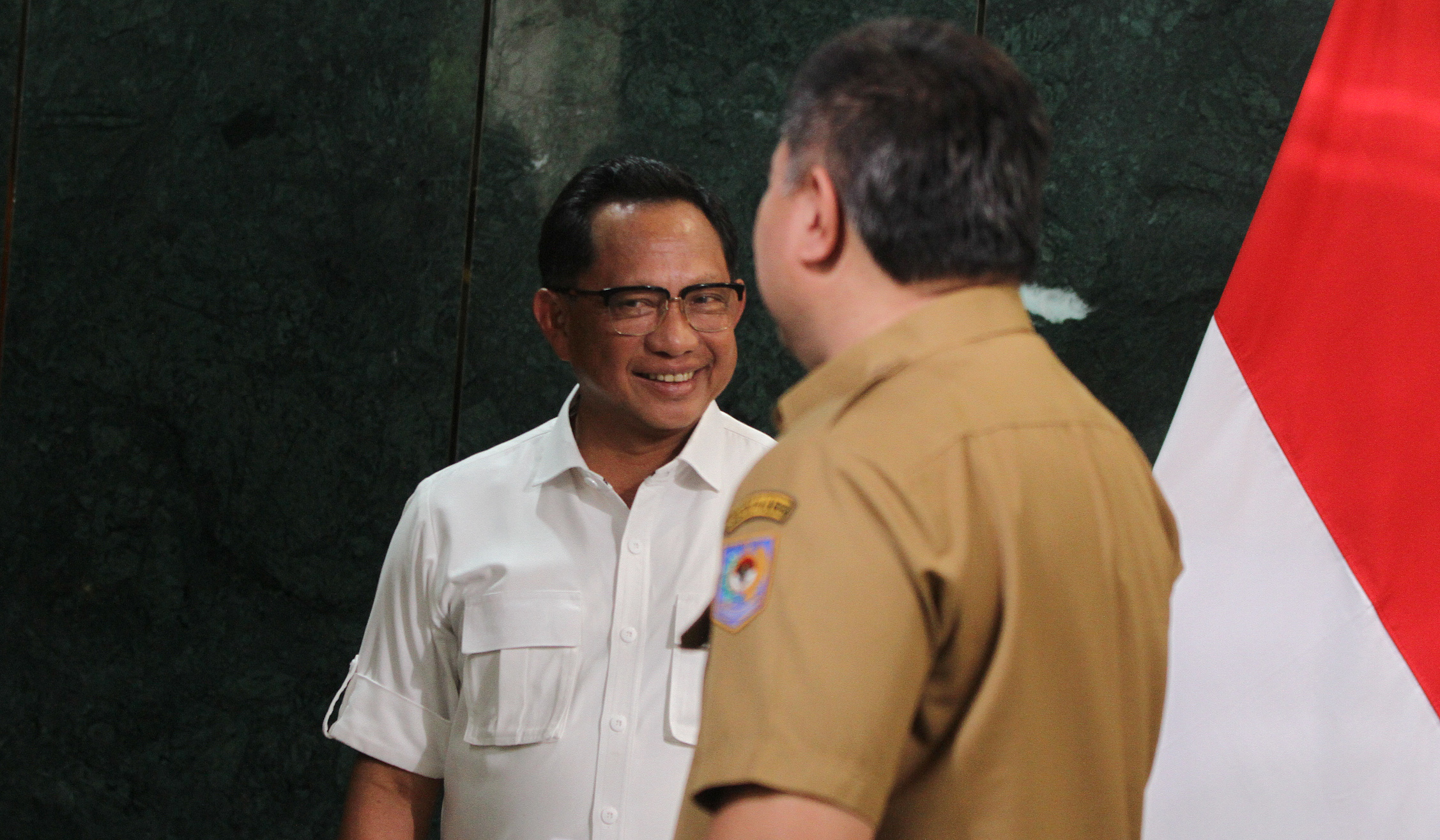 Mendagri Tito Karnavian, saat konferensi pers. (Agus Priatna/SinPo.id)