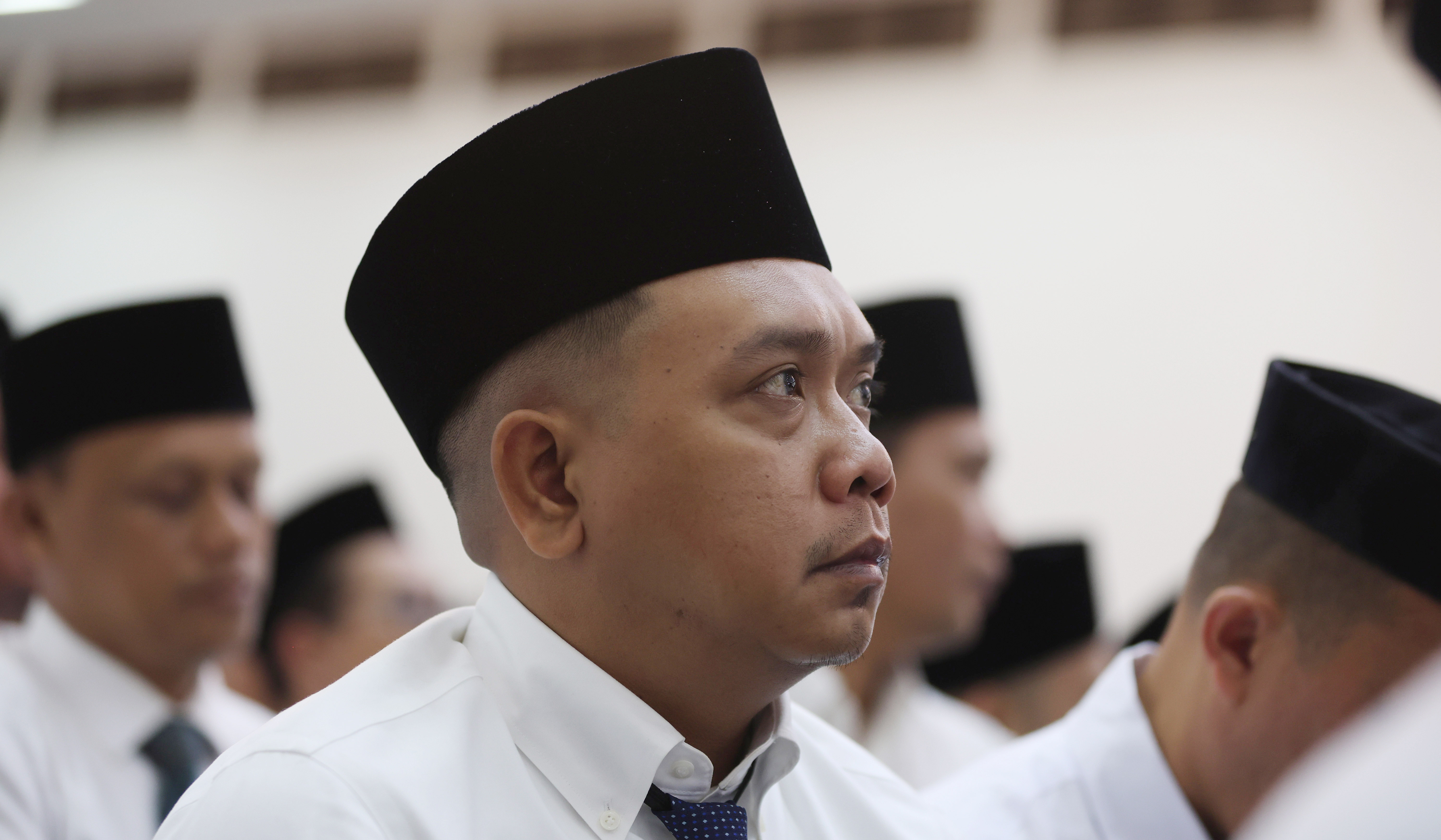 Menhaj Gus Irfan, beri pembekalan petugas PPIH. (Agus Priatna/SinPo.id)
