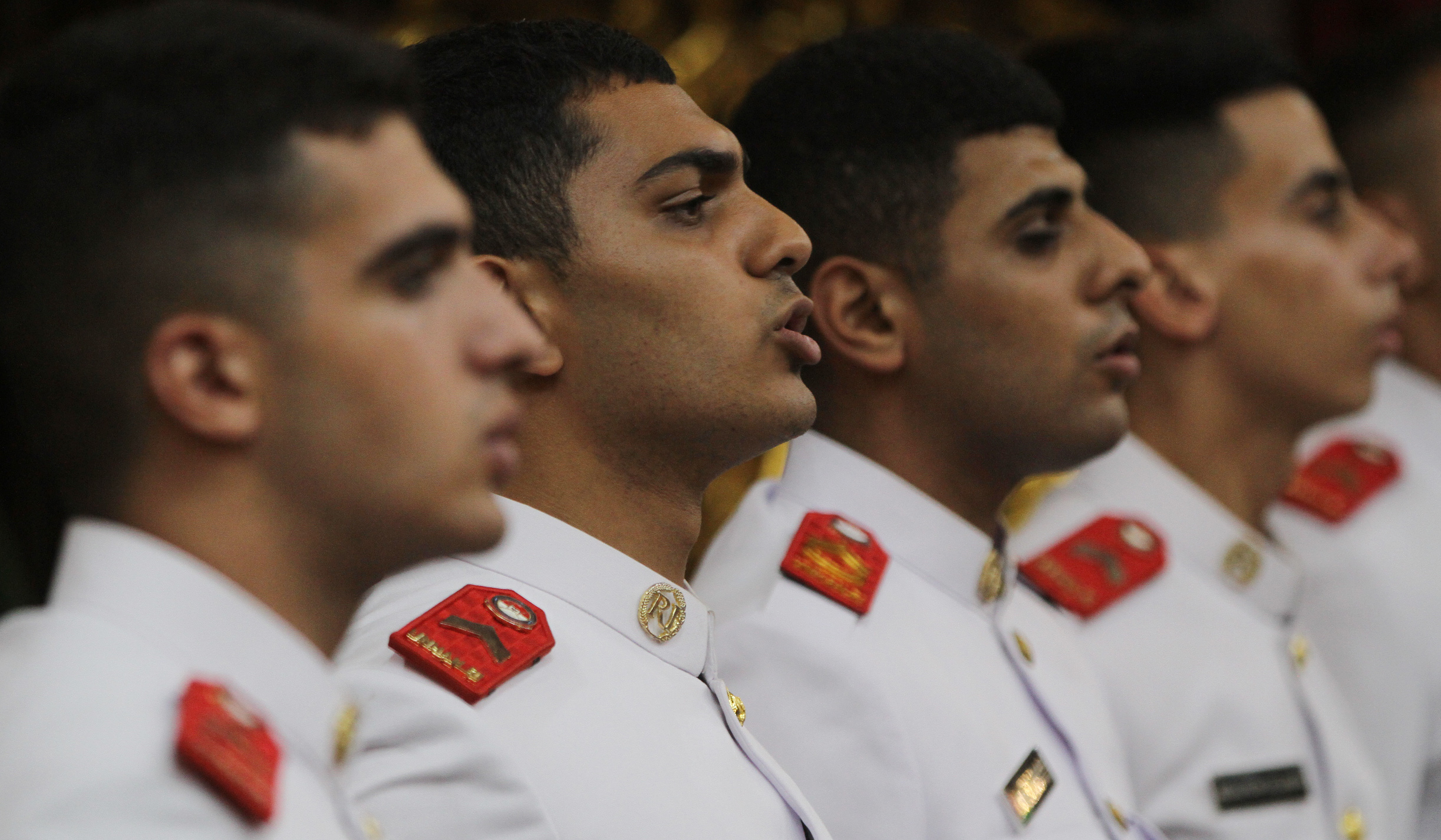 Menhan Sjafrie Sjamsoeddin, saat menghadiri tatap muka dengan para kadet Universitas Pertahanan (Unhan) asal Palestina di Gedung Kementerian Pertahanan, Jakarta. (Agus Priatna/SinPo.id)