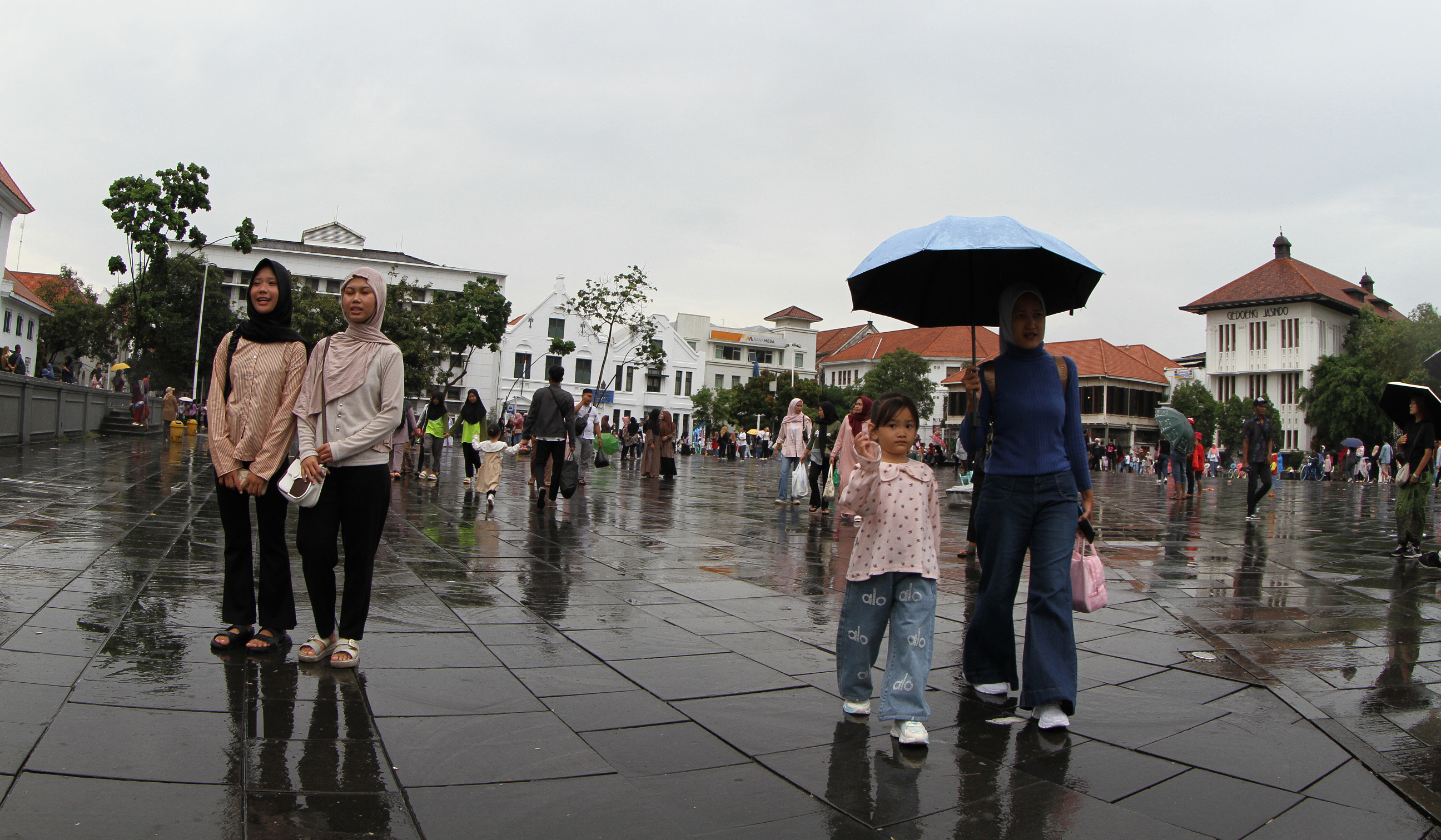Kawasan Kota Tua, Jakarta. (Agus Priatna/SinPo.id)