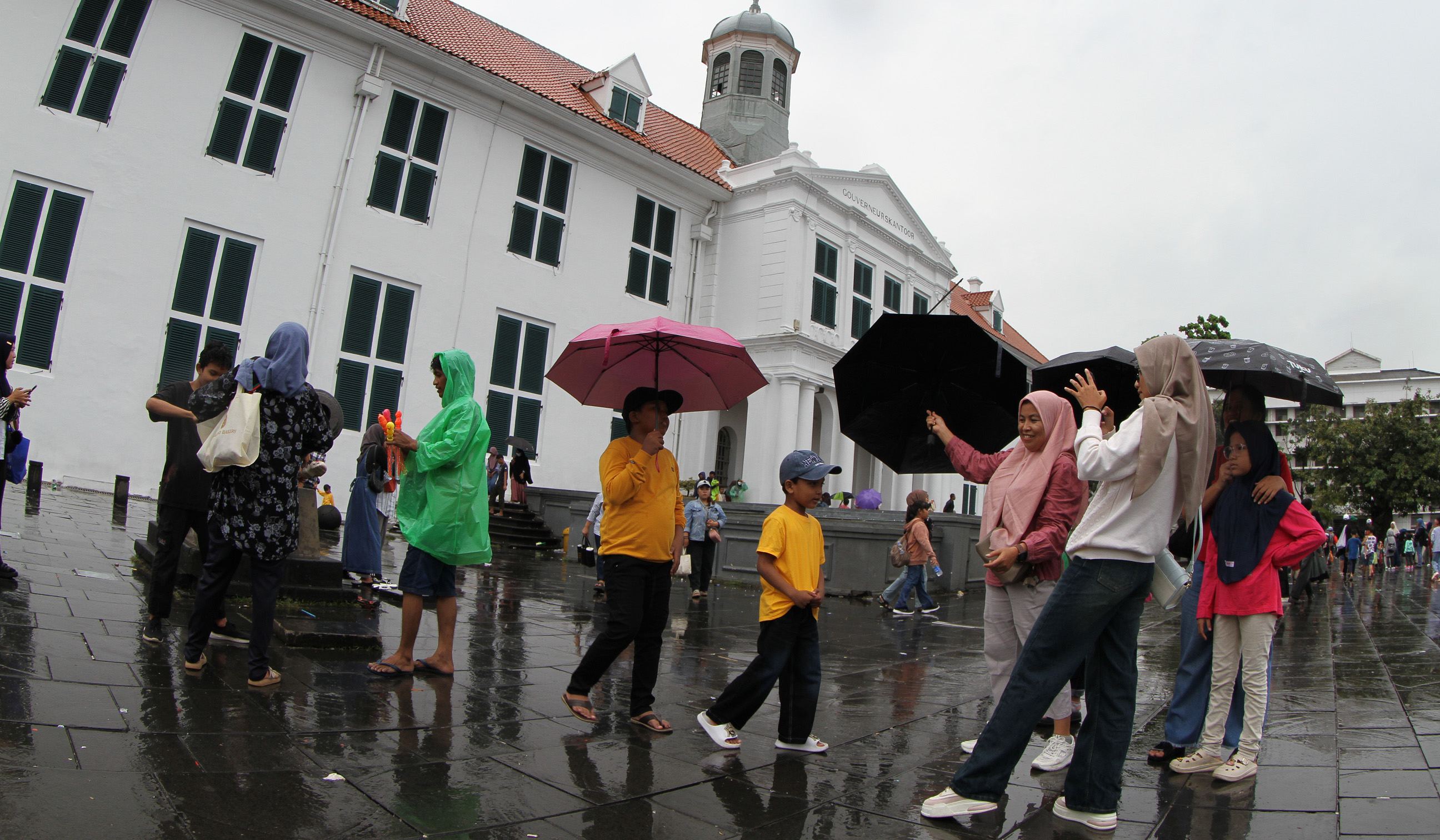 Kawasan Kota Tua, Jakarta. (Agus Priatna/SinPo.id)