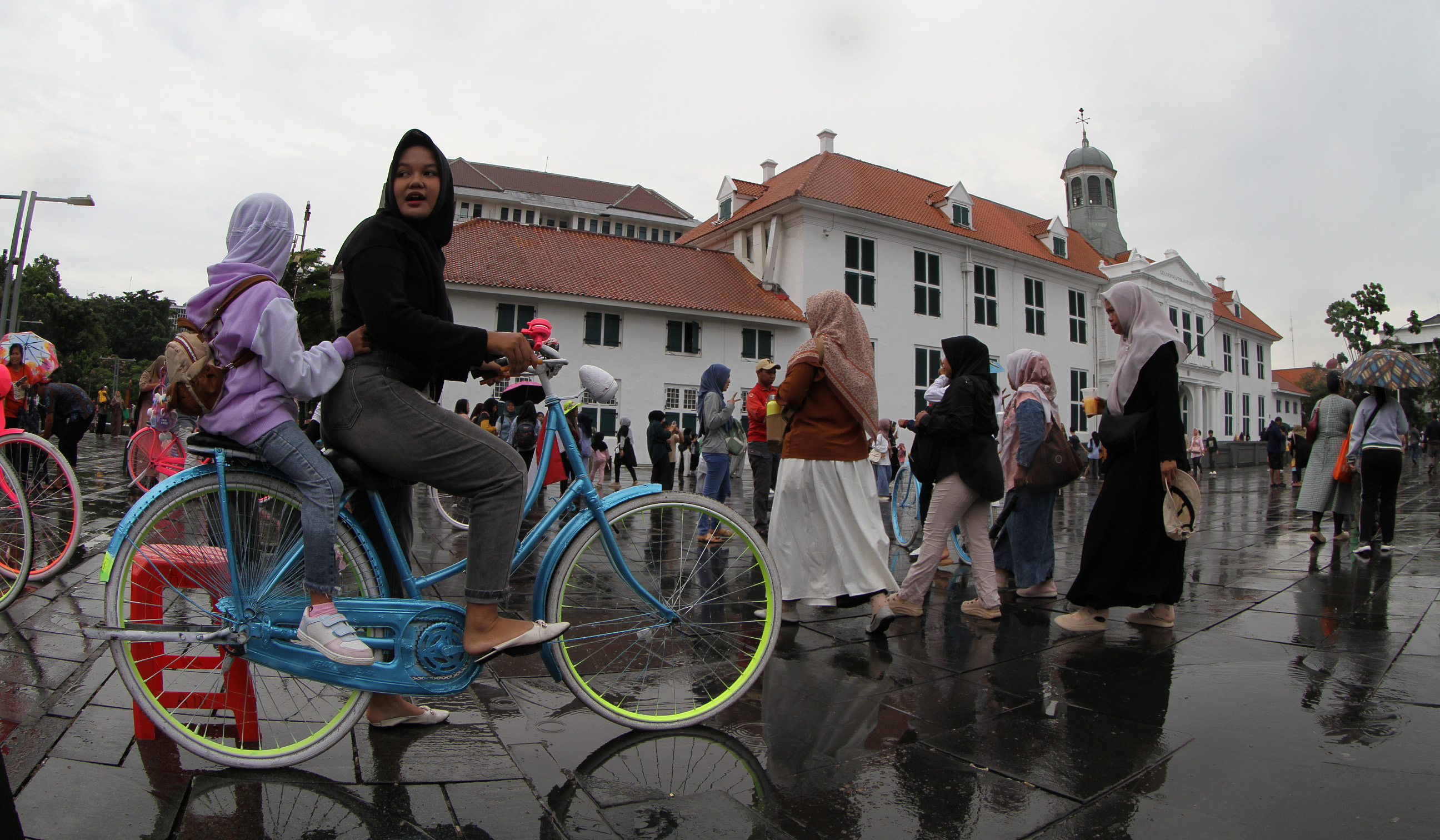 Kawasan Kota Tua, Jakarta. (Agus Priatna/SinPo.id)