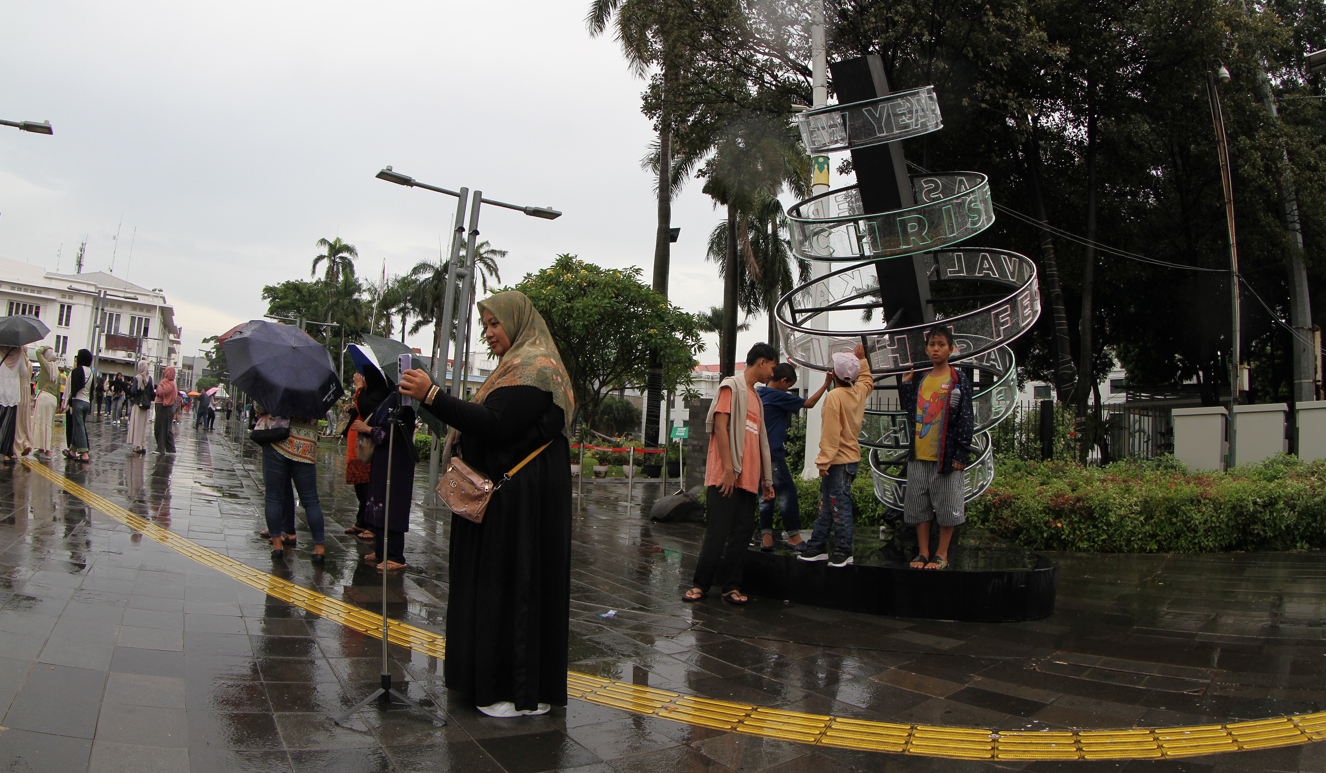 Kawasan Kota Tua, Jakarta. (Agus Priatna/SinPo.id)