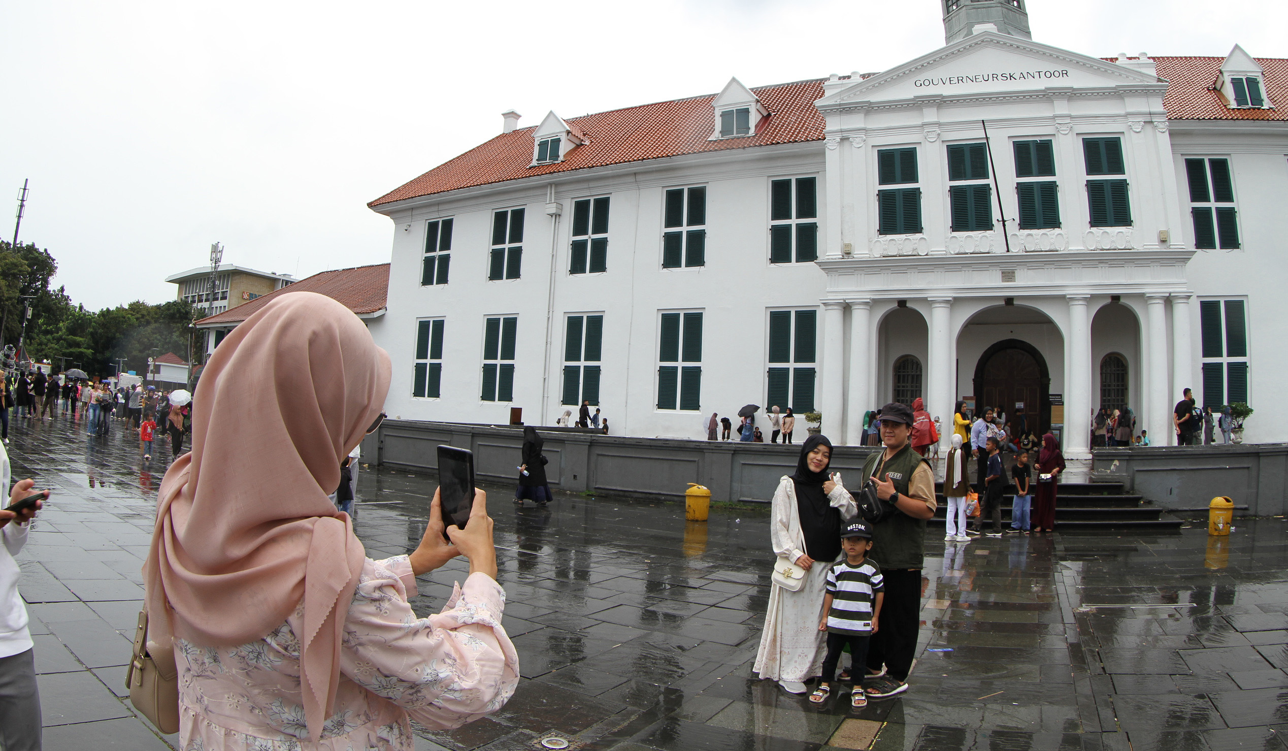 Kawasan Kota Tua, Jakarta. (Agus Priatna/SinPo.id)