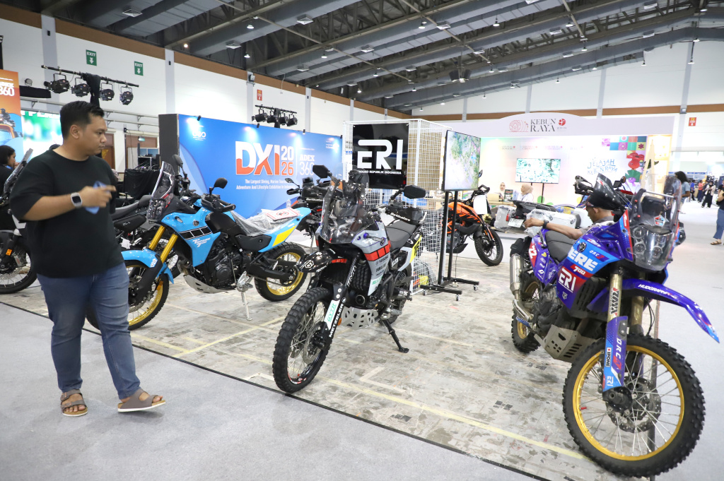 Menko Infrastruktur AHY resmi membuka Pameran Deep and Extreme Indonesia (DXI) 2026 di JICC (Ashar/SinPo.id)