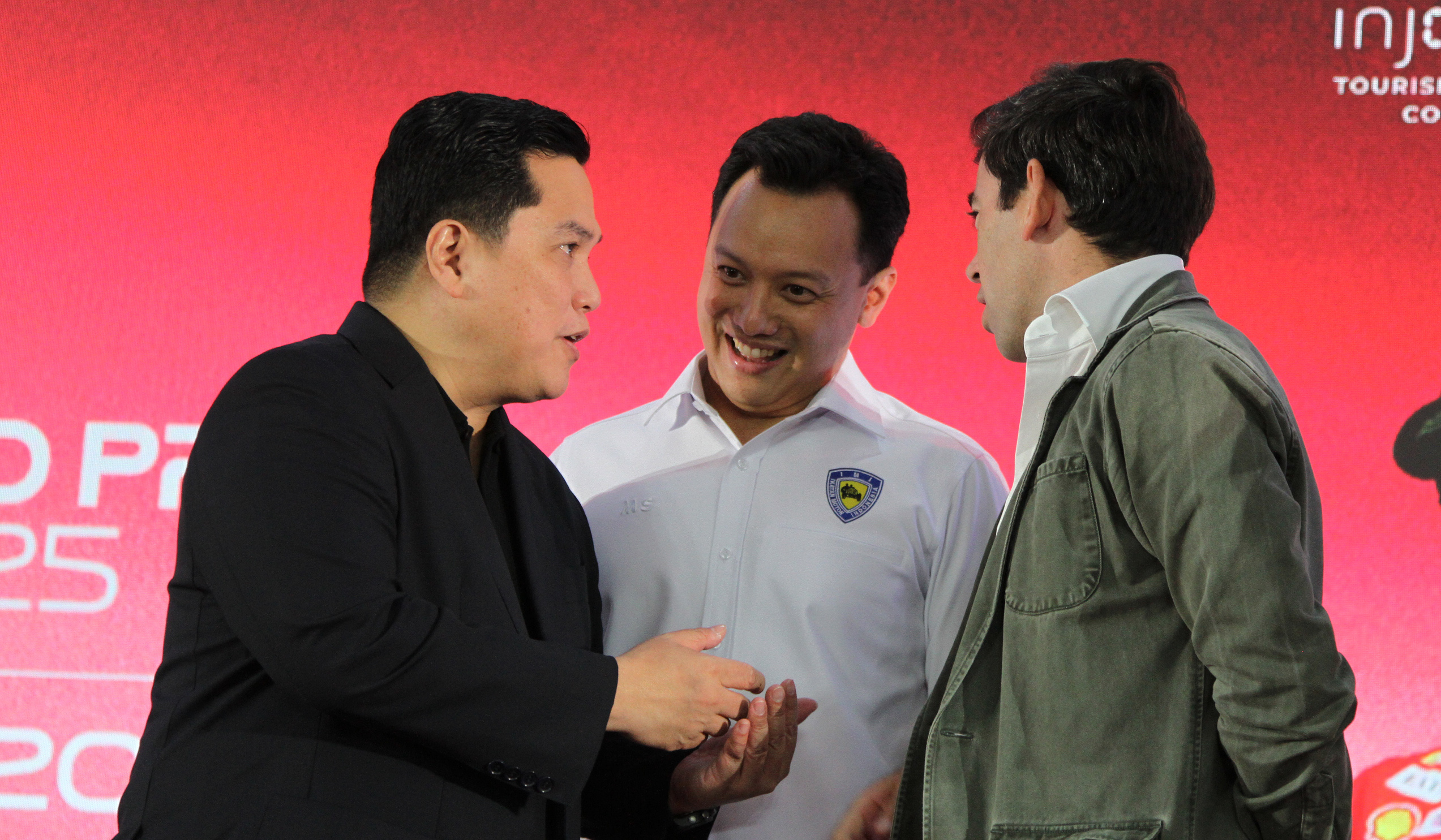 Konferensi pers Pertamina Grand Prix of Indonesia 2025. (Agus Priatna/SinPo.id)