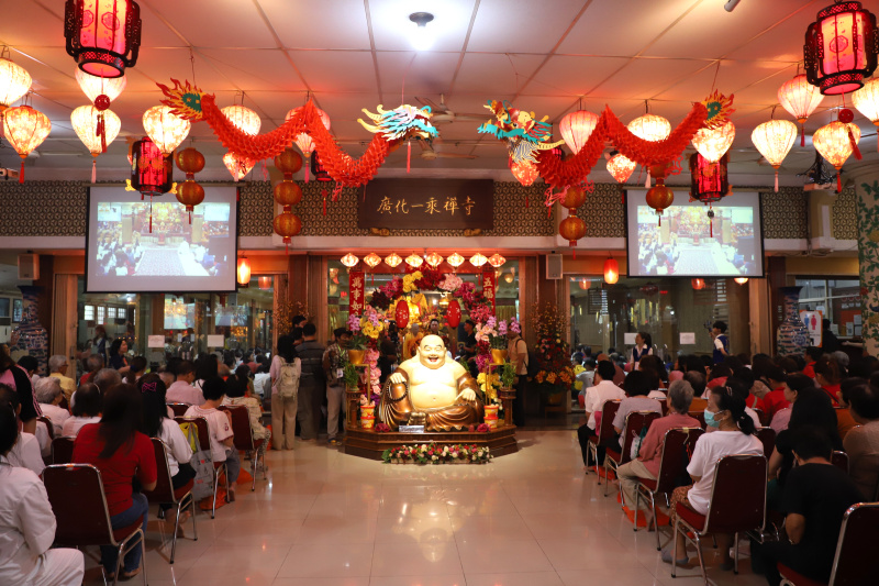 Menteri Agama Nasaruddin Umar menghadiri Perayaan Tri Suci Waisak 2569 BE di Wihara Ekayana Arama (Ashar/SinPo.id)