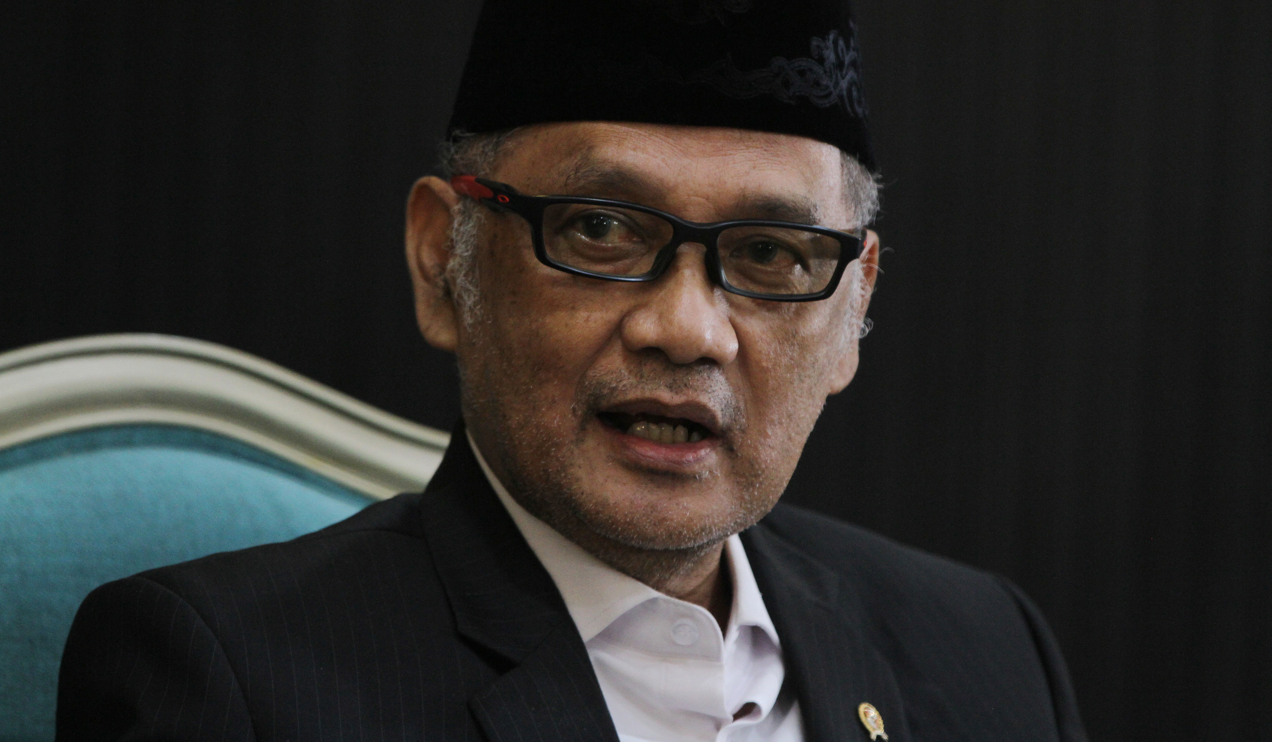 Silaturahmi redaksi SinPo TV ke Kementerian Haji dan Umrah. (Agus Priatna/SinPo.id)