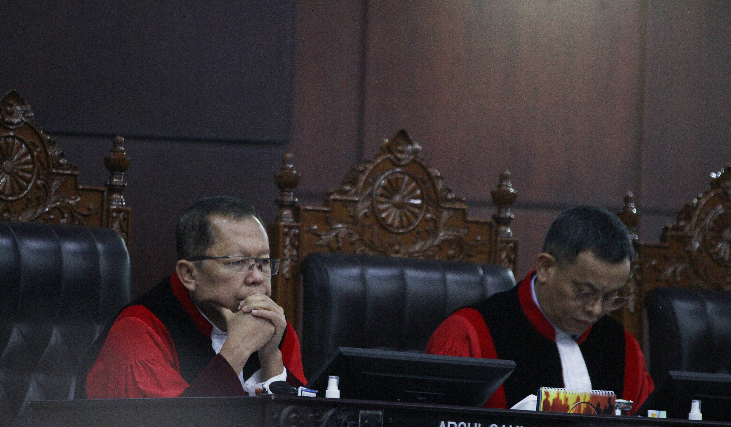 Sidang Mahkamah Konstitusi. (Agus Priatna/SinPo.id)