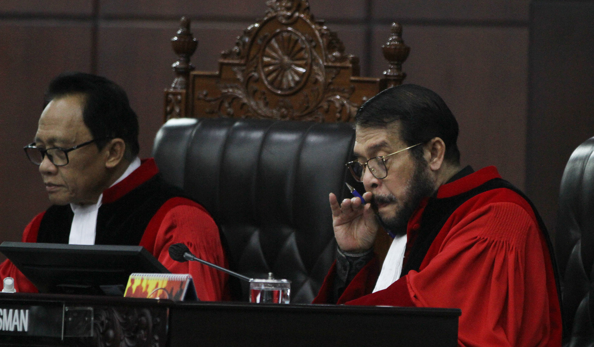 Sidang Mahkamah Konstitusi. (Agus Priatna/SinPo.id)