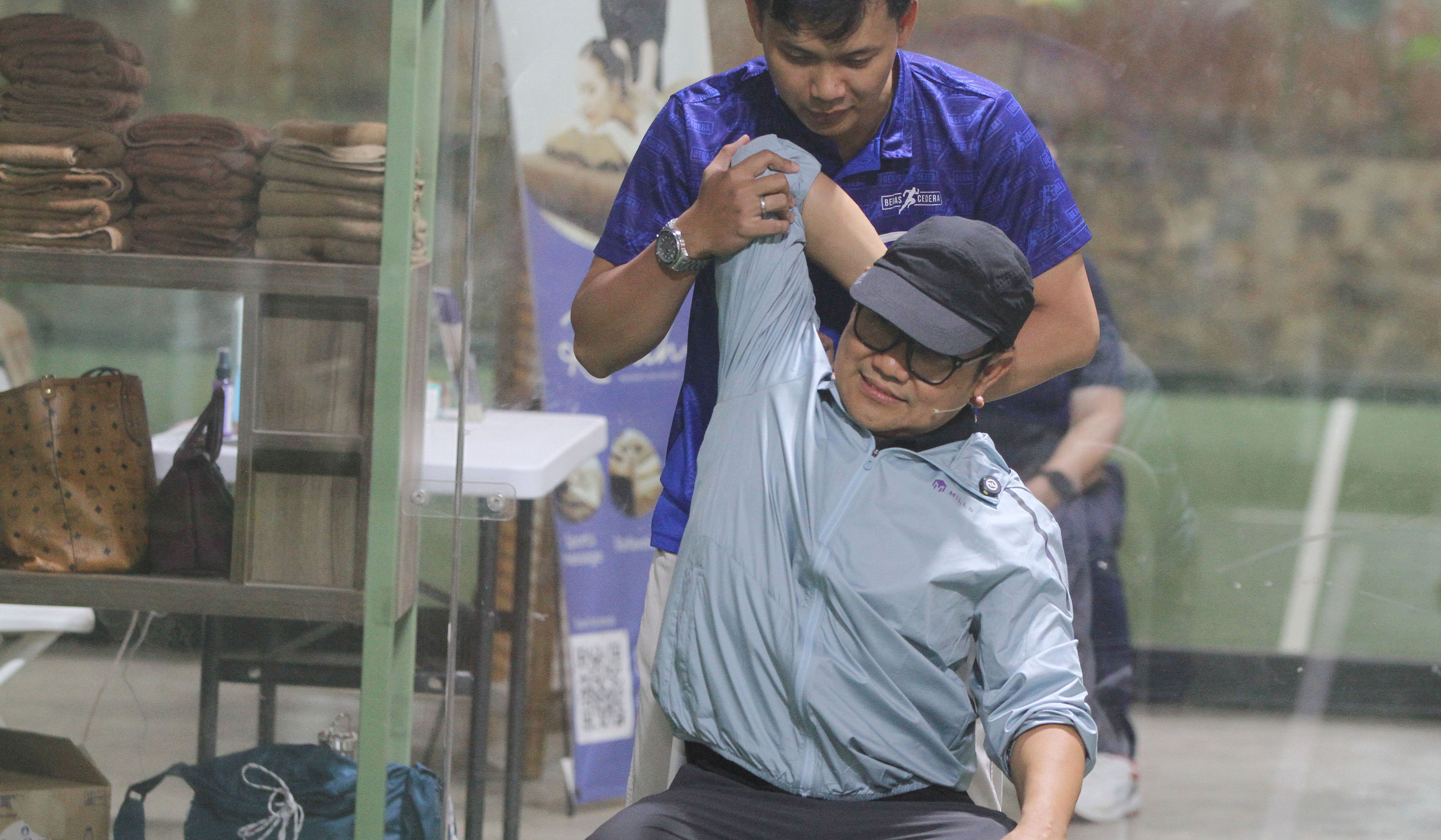 PKB menggelar tunamen olahraga Padel. (Agus Priatna/SinPo.id)