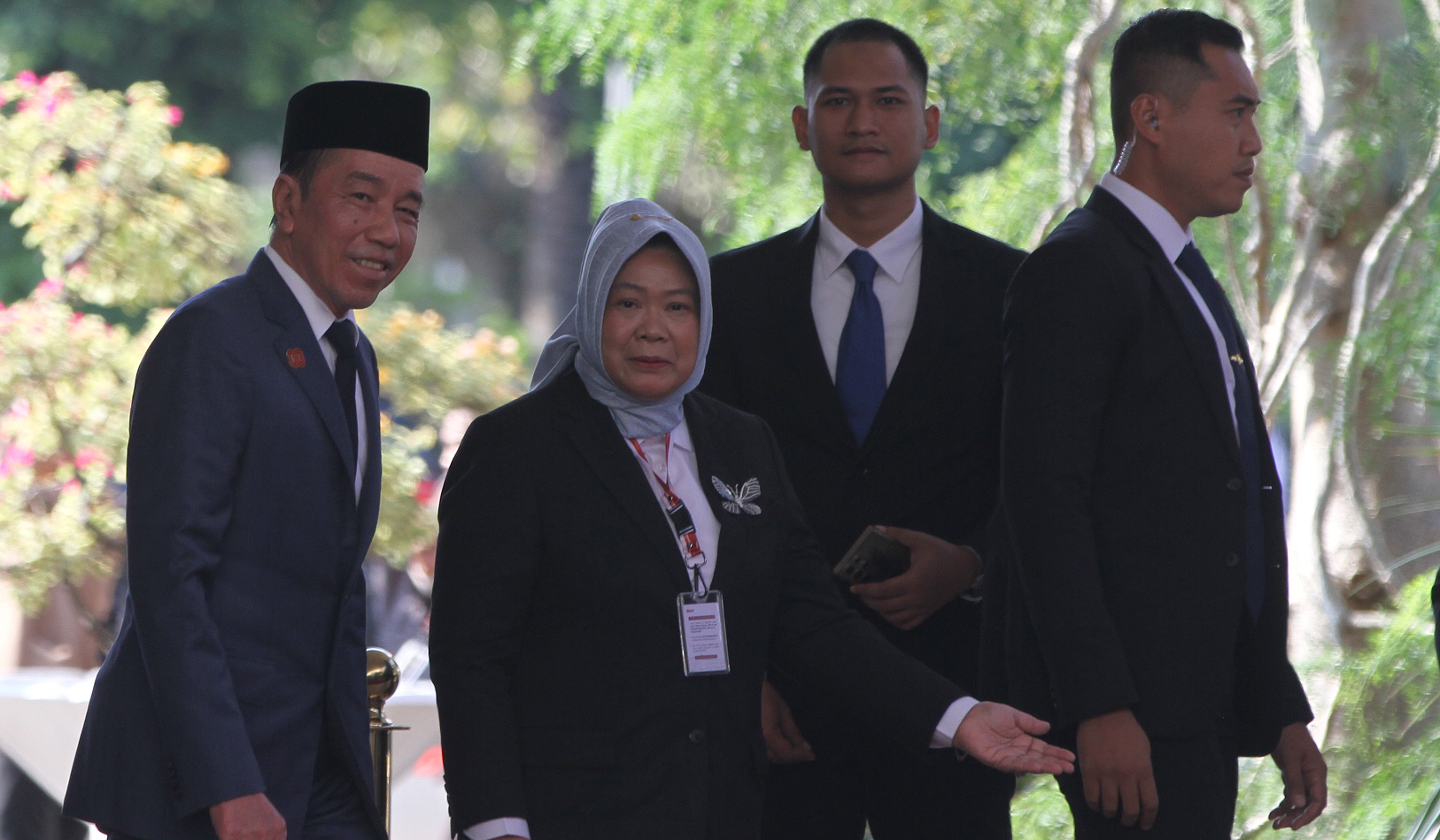 Presiden Presiden ke 7 Jokowi, hadiri Sidang Tahunan MPR 2025. (Agus Priatna/SinPo.id)