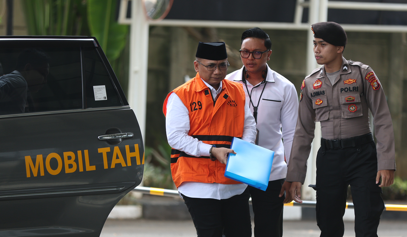 KPK periksa Yaqut. (Agus Priatna/SinPo.id)