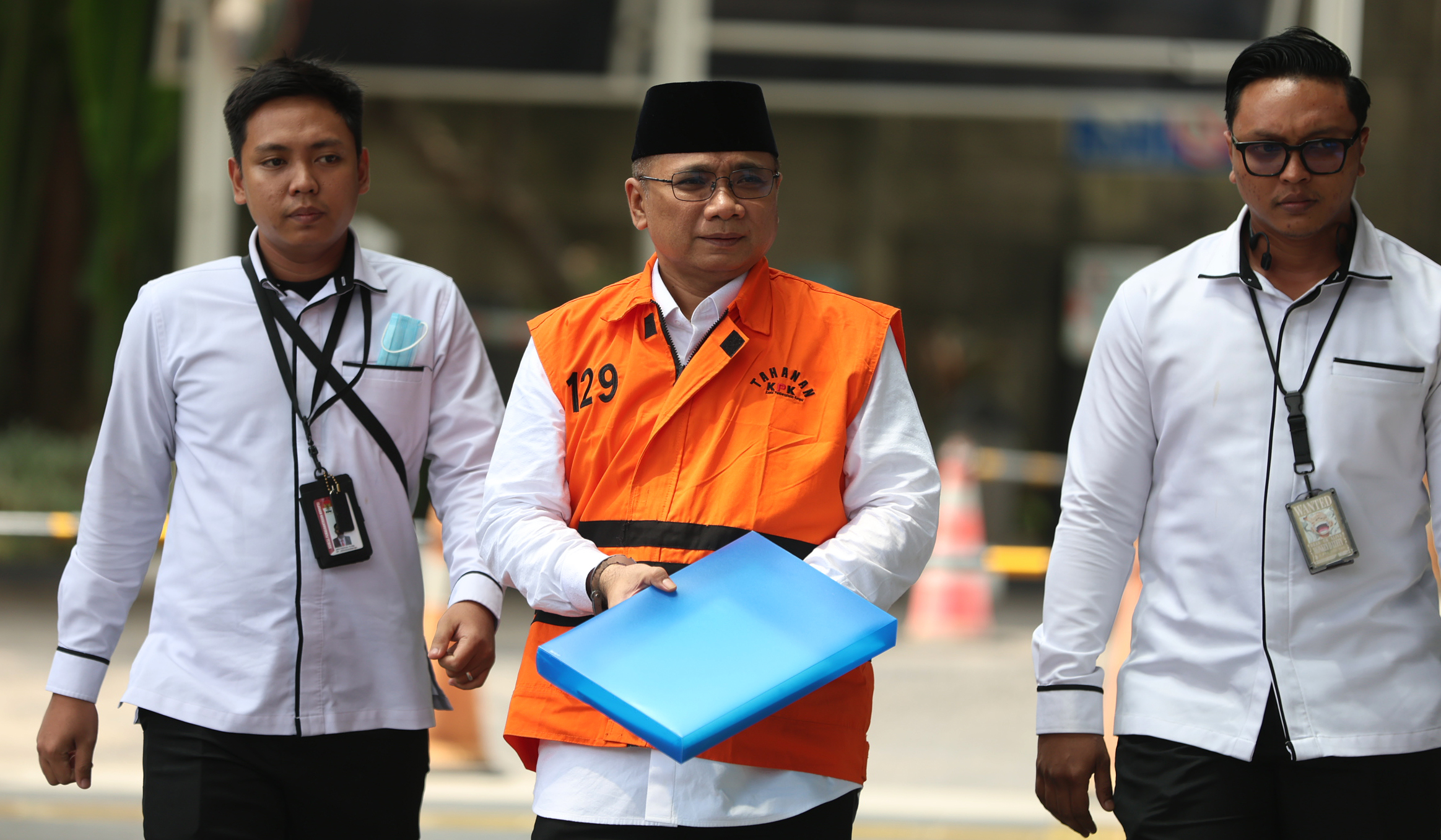 KPK periksa Yaqut. (Agus Priatna/SinPo.id)