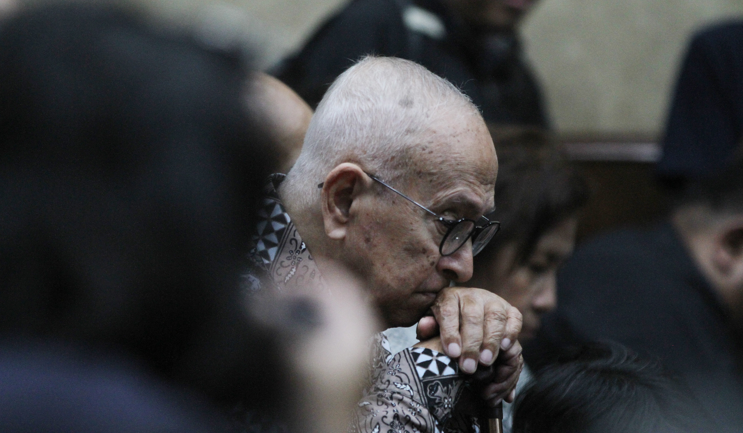 Sidang perdana Nadiem Makarim. (Agus Priatna/SinPo.id)