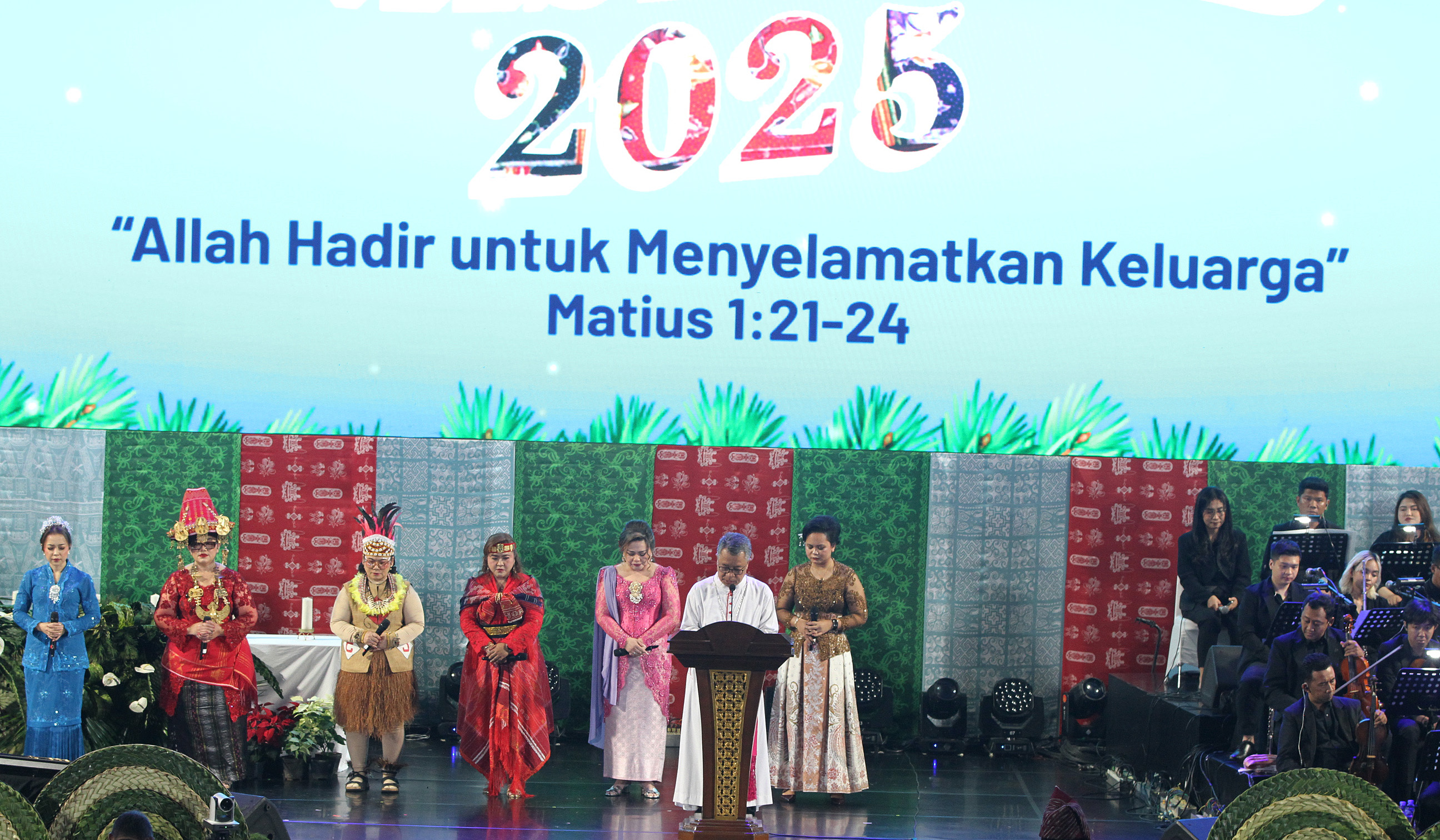 Perayaan Natal Nasional 2025. (Agus Priatna/SinPo.id)