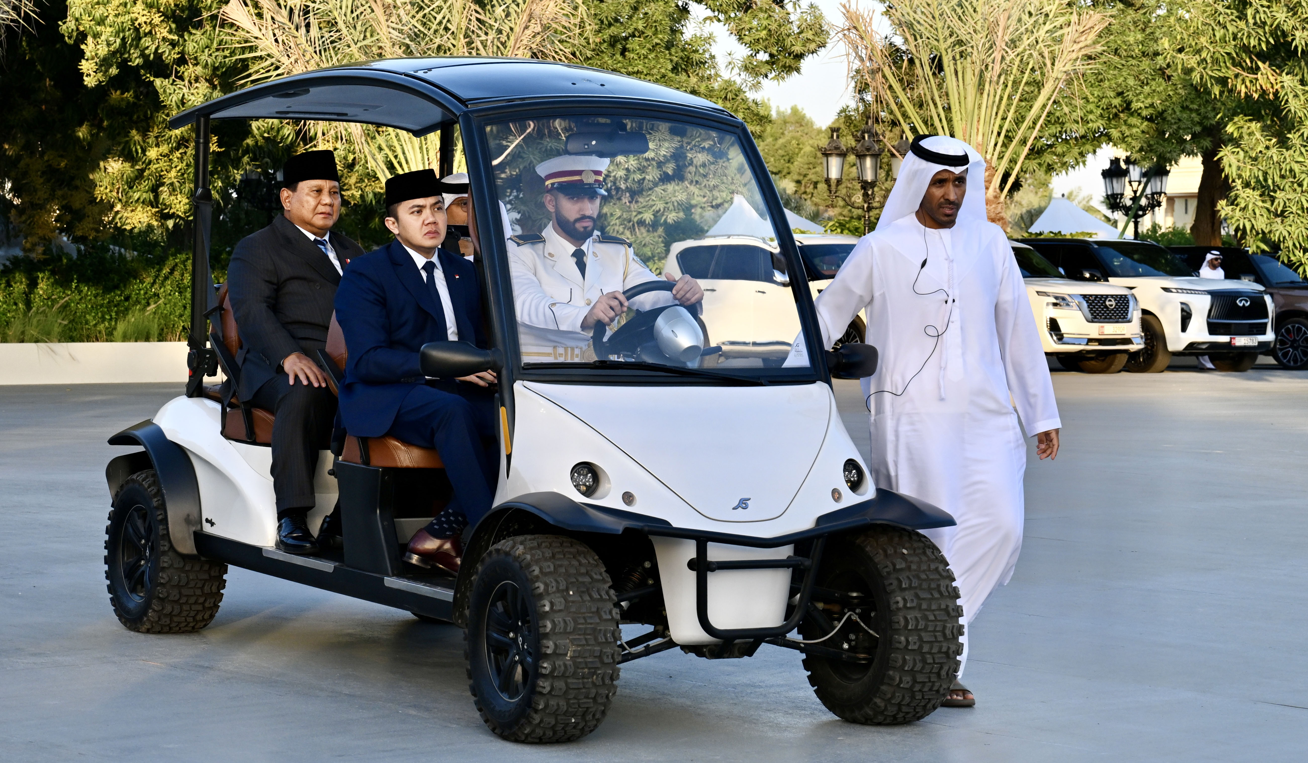 Kunjungan Presiden Prabowo ke UEA. (Agus Priatna/SinPo.id/BPMI Setpres)