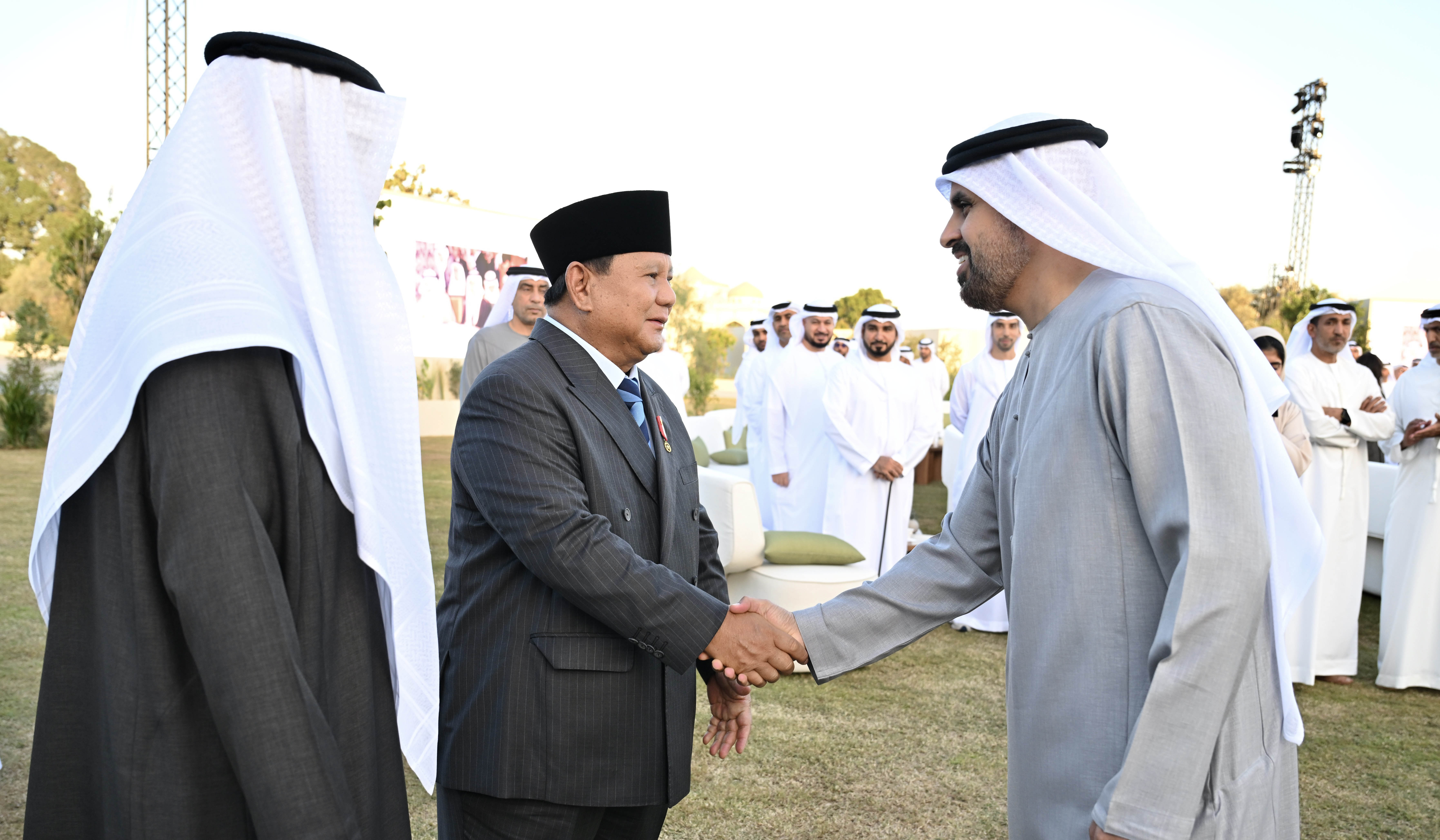 Kunjungan Presiden Prabowo ke UEA. (Agus Priatna/SinPo.id/BPMI Setpres)