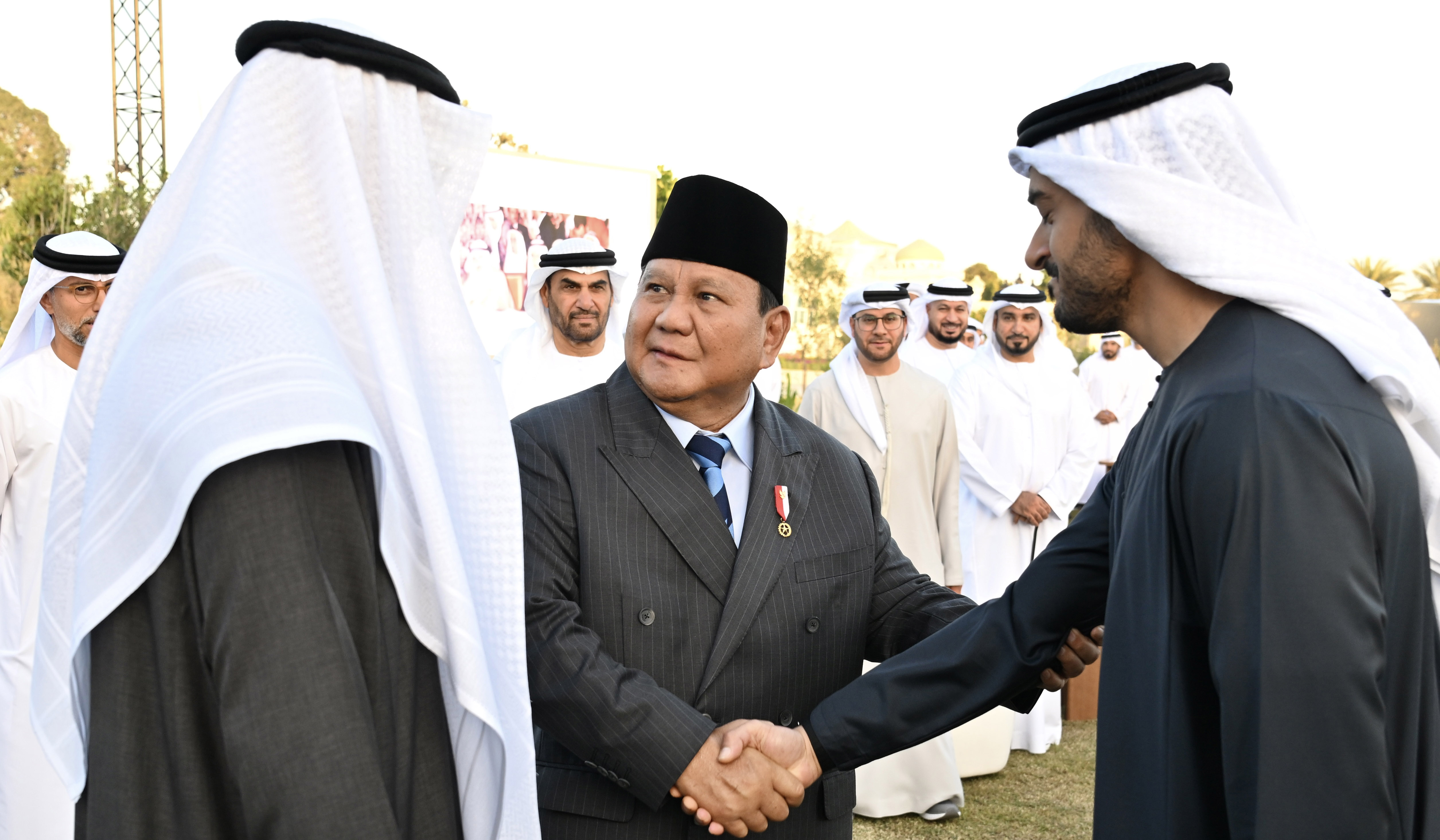 Kunjungan Presiden Prabowo ke UEA. (Agus Priatna/SinPo.id/BPMI Setpres)