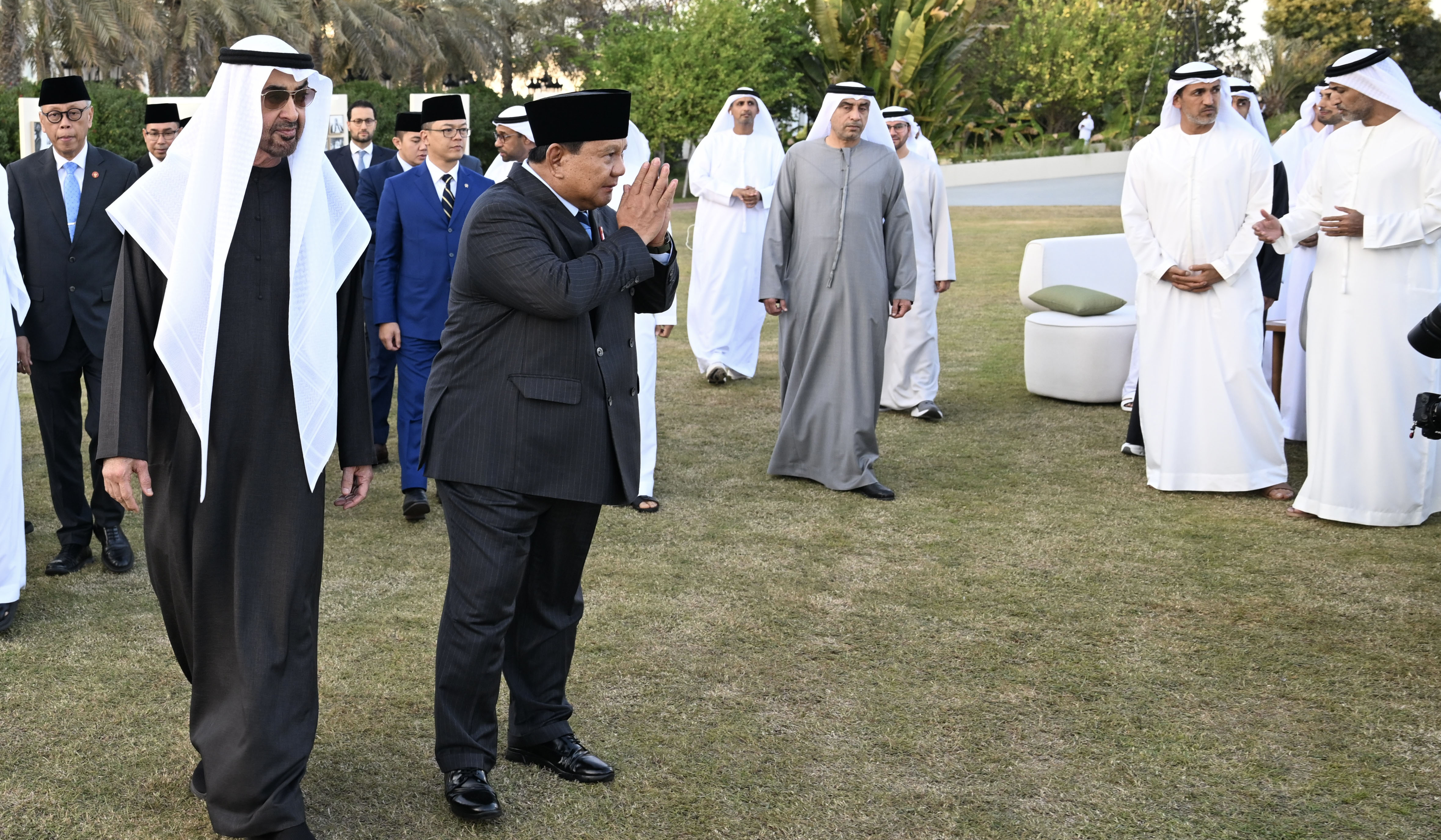 Kunjungan Presiden Prabowo ke UEA. (Agus Priatna/SinPo.id/BPMI Setpres)