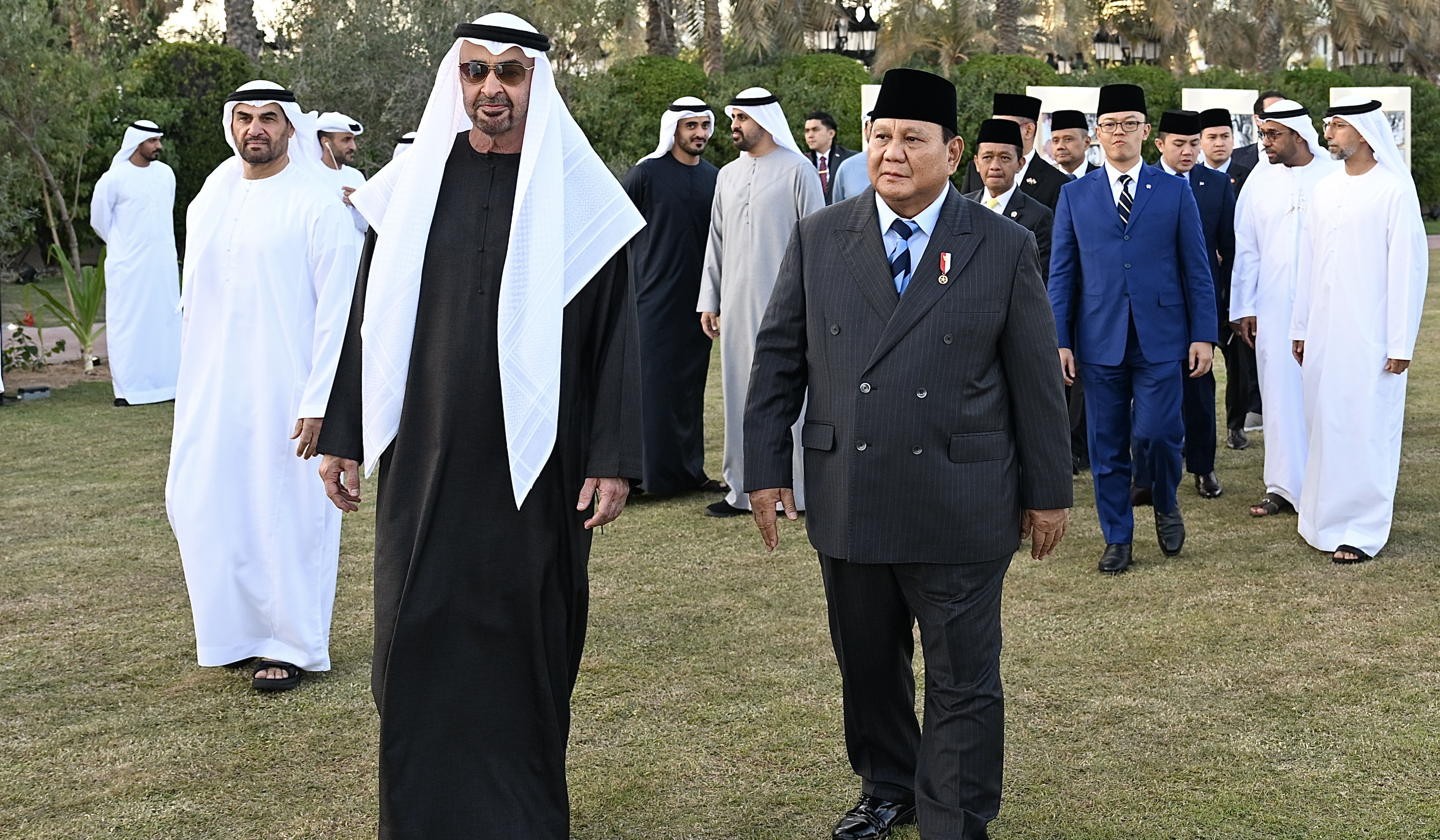 Kunjungan Presiden Prabowo ke UEA. (Agus Priatna/SinPo.id/BPMI Setpres)