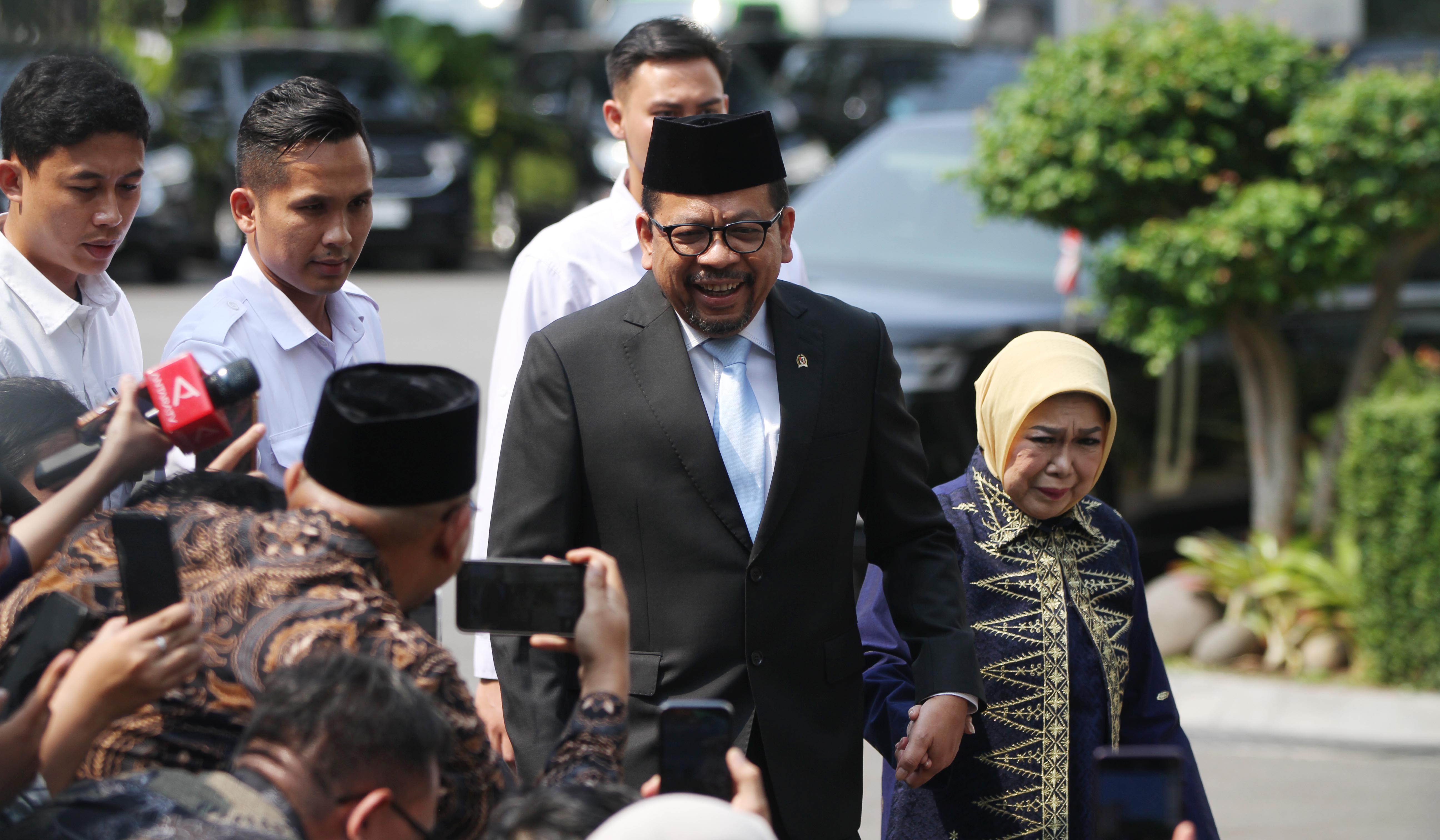 Presiden Prabowo lantik M Qodari sebagai Kepala Bakom RI. (Agus Priatna/SinPo.id)