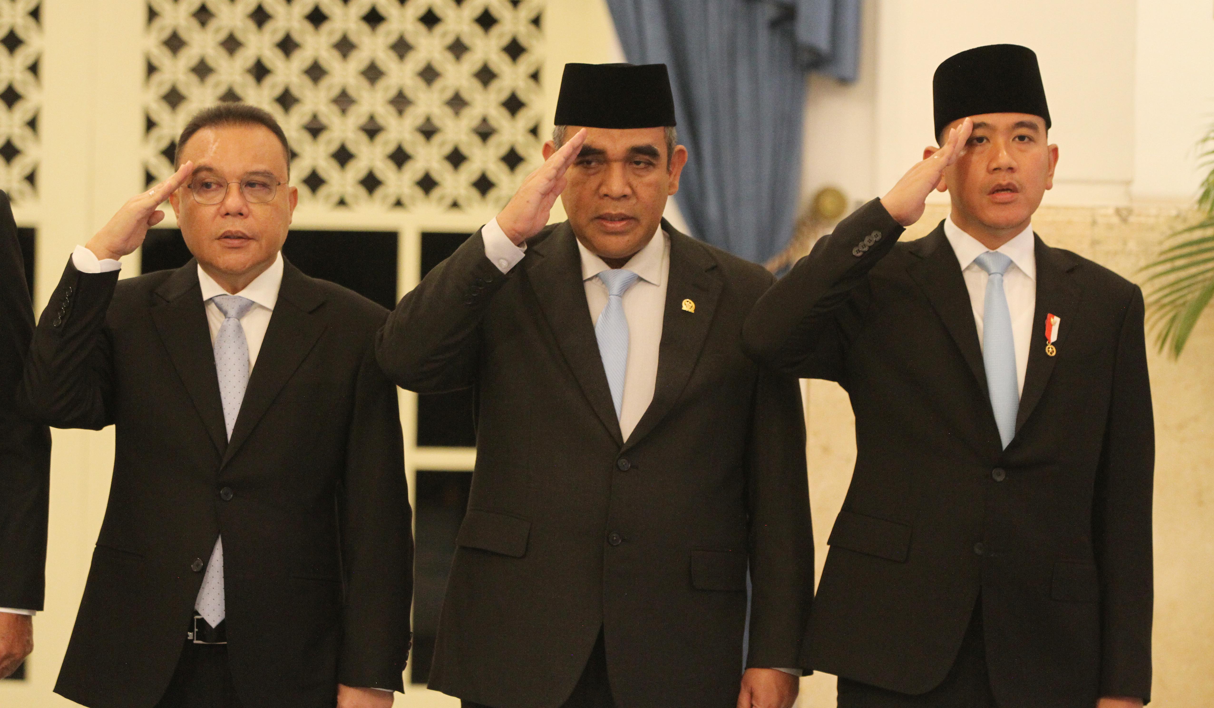 Presiden Prabowo lantik M Qodari sebagai Kepala Bakom RI. (Agus Priatna/SinPo.id)