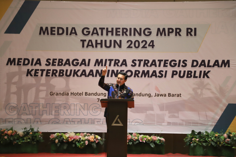 MPR RI dan KWP gelar acara Gathering Media" Sebagai Mitra Strategis Dalam Keterbukaan Informasi Publik" (Ashar/SinPo.id)