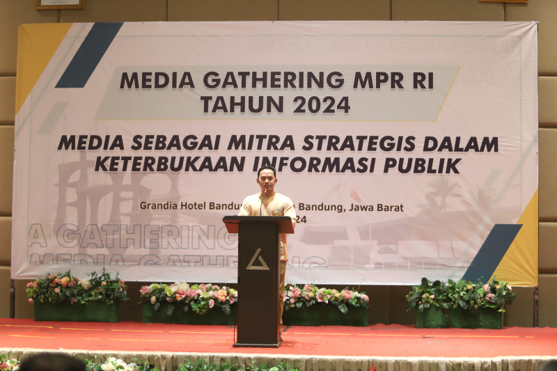 MPR RI dan KWP gelar acara Gathering Media" Sebagai Mitra Strategis Dalam Keterbukaan Informasi Publik" (Ashar/SinPo.id)