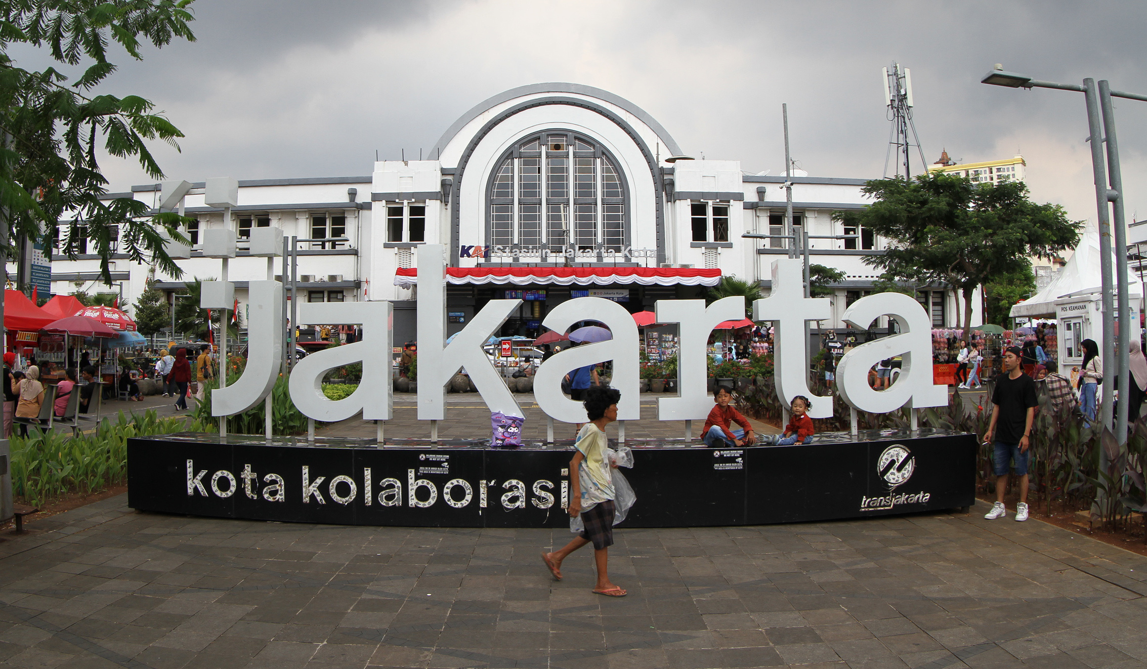 Kawasan Kota Tua, Jakarta. (Agus Priatna/SinPo.id)