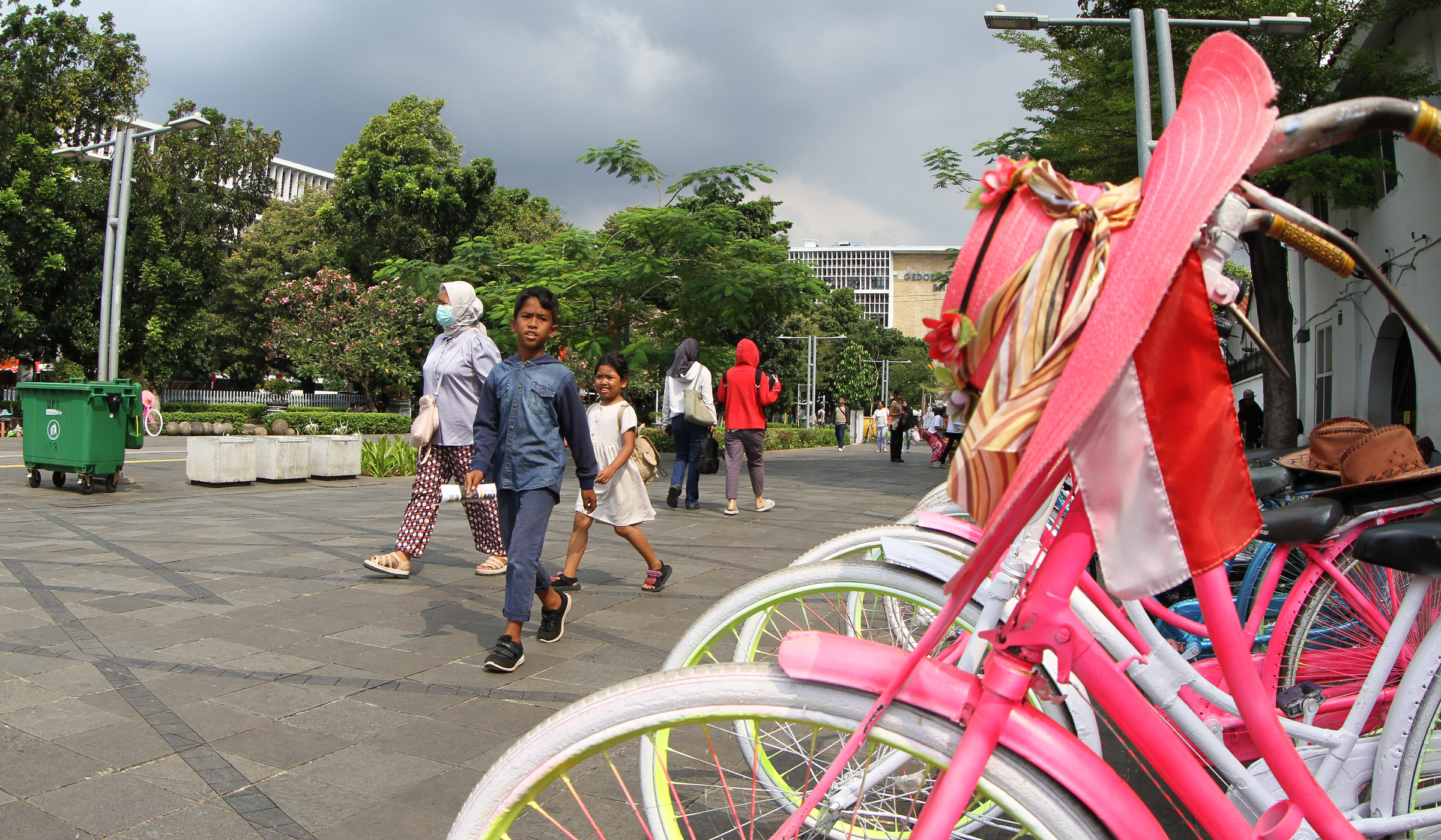 Kawasan Kota Tua, Jakarta. (Agus Priatna/SinPo.id)