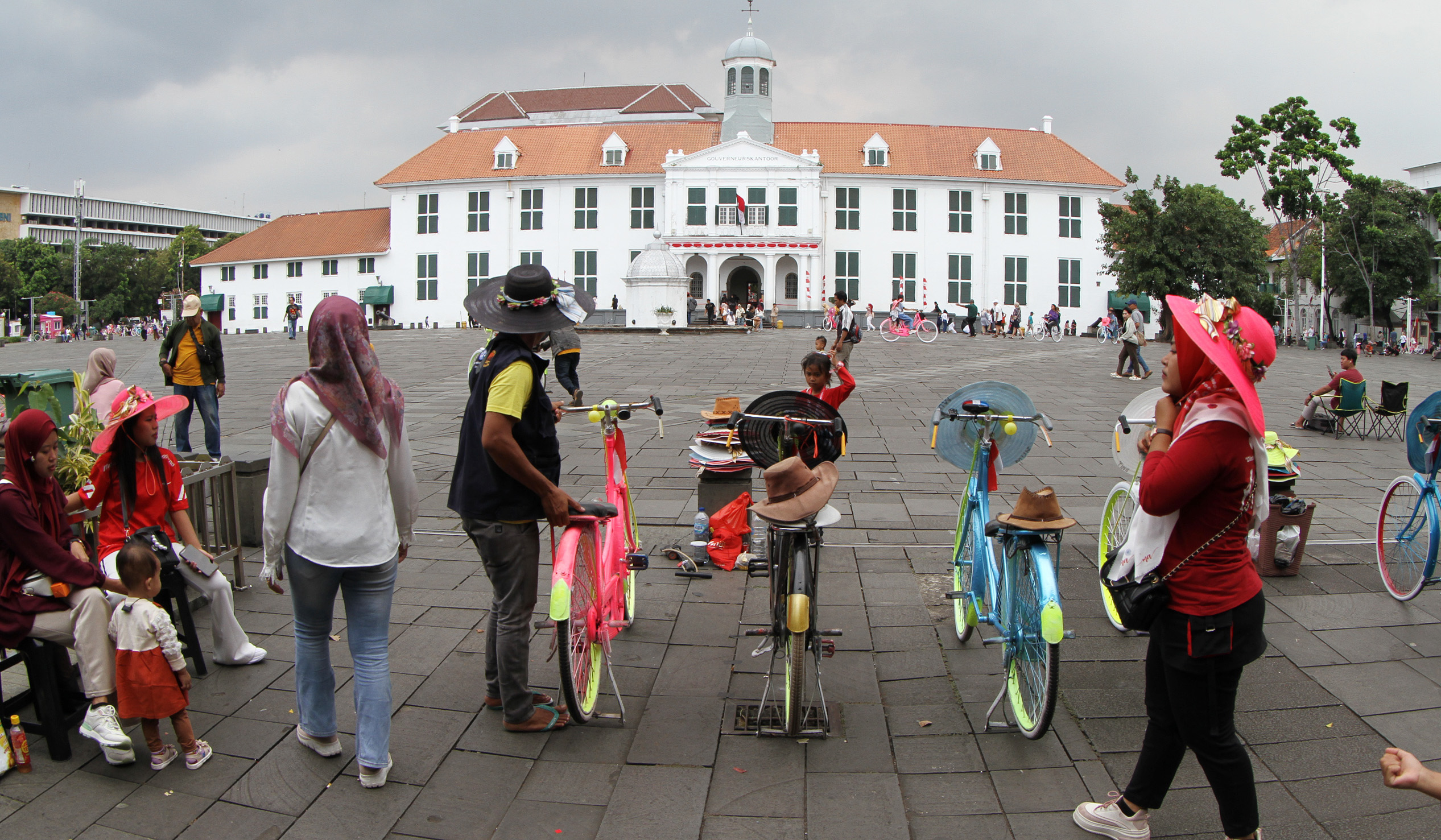 Kawasan Kota Tua, Jakarta. (Agus Priatna/SinPo.id)