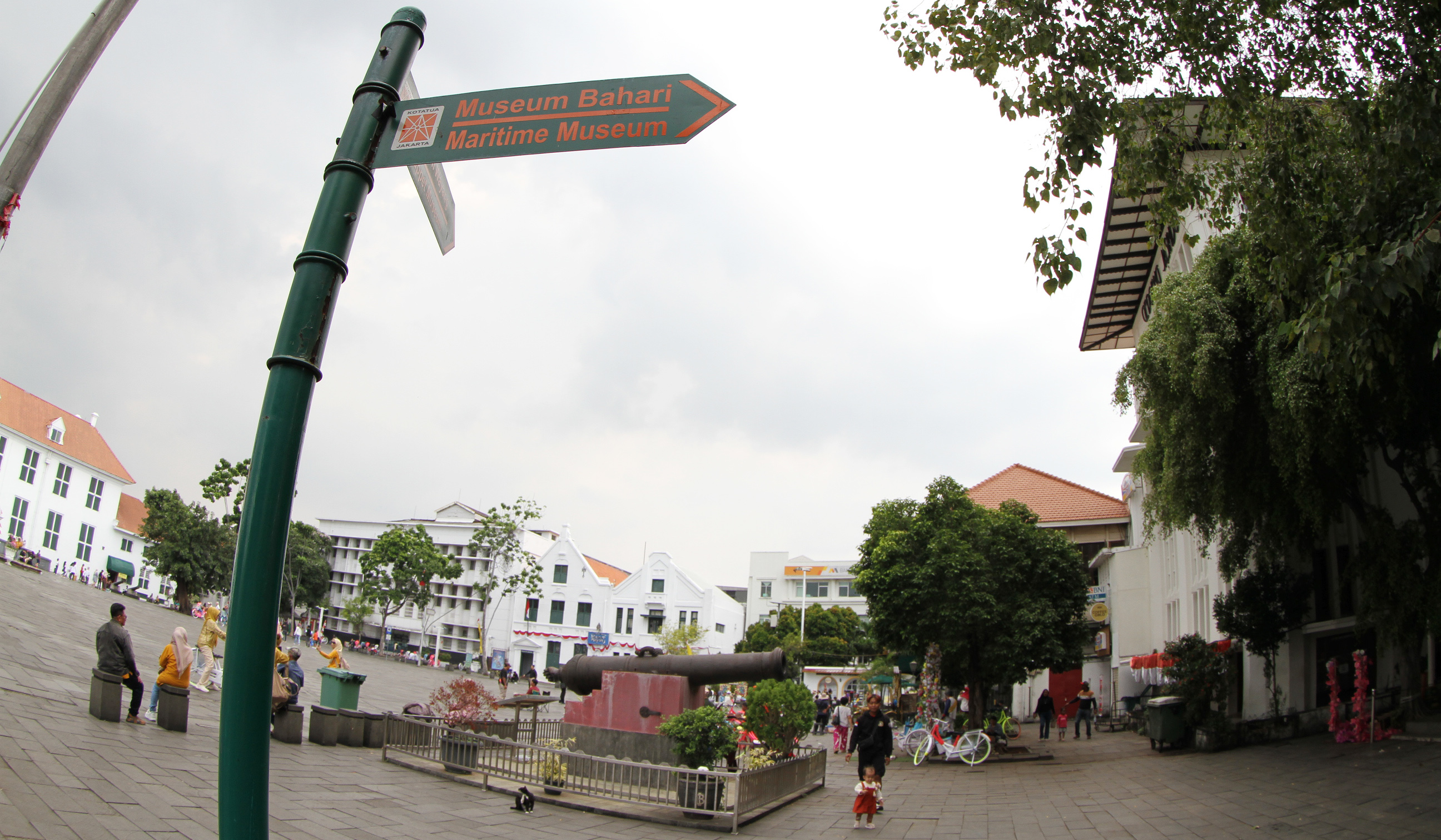 Kawasan Kota Tua, Jakarta. (Agus Priatna/SinPo.id)
