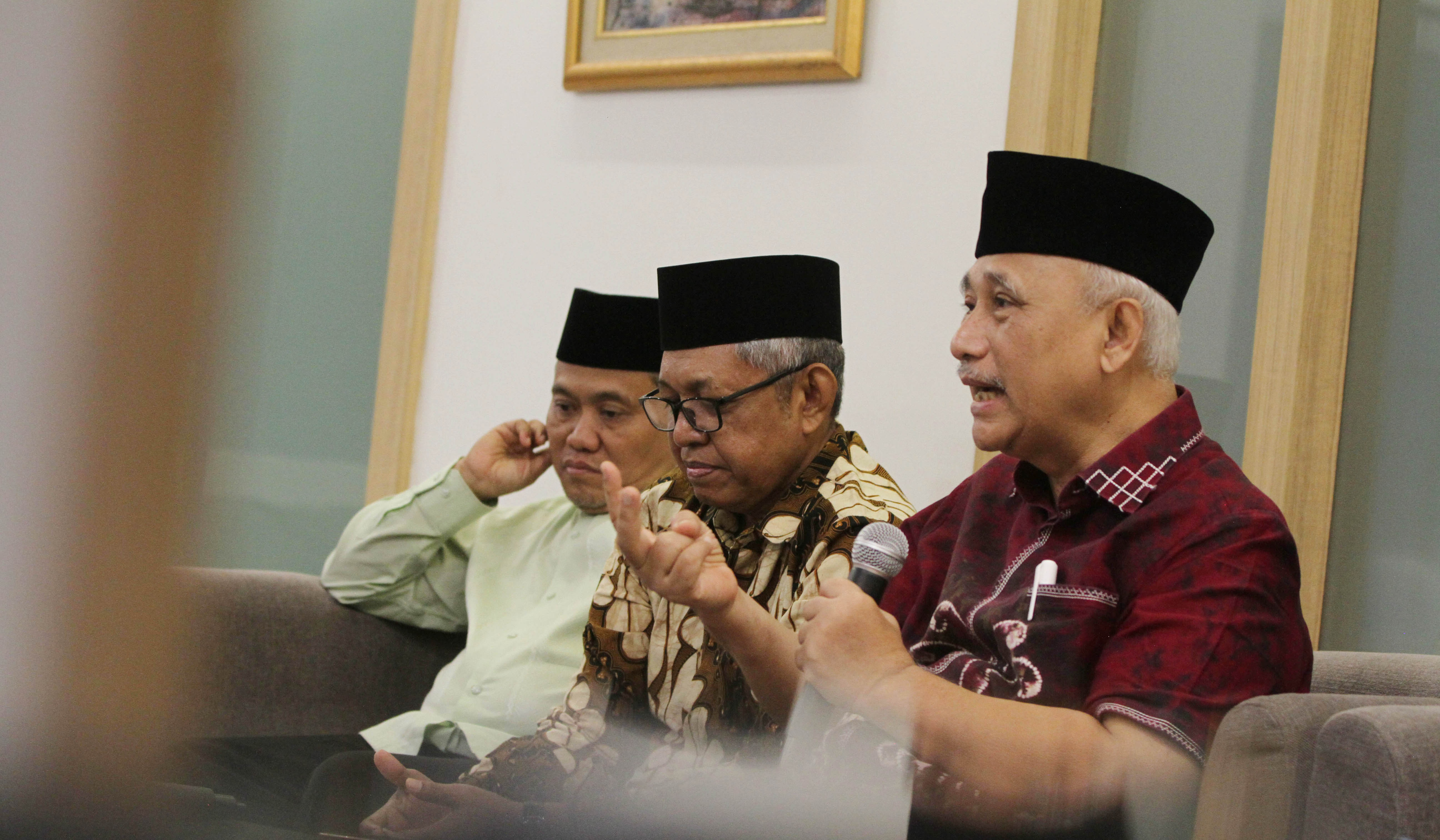 Konferensi pers jelang Munas X LDII. (Agus Priatna/SinPo.id)