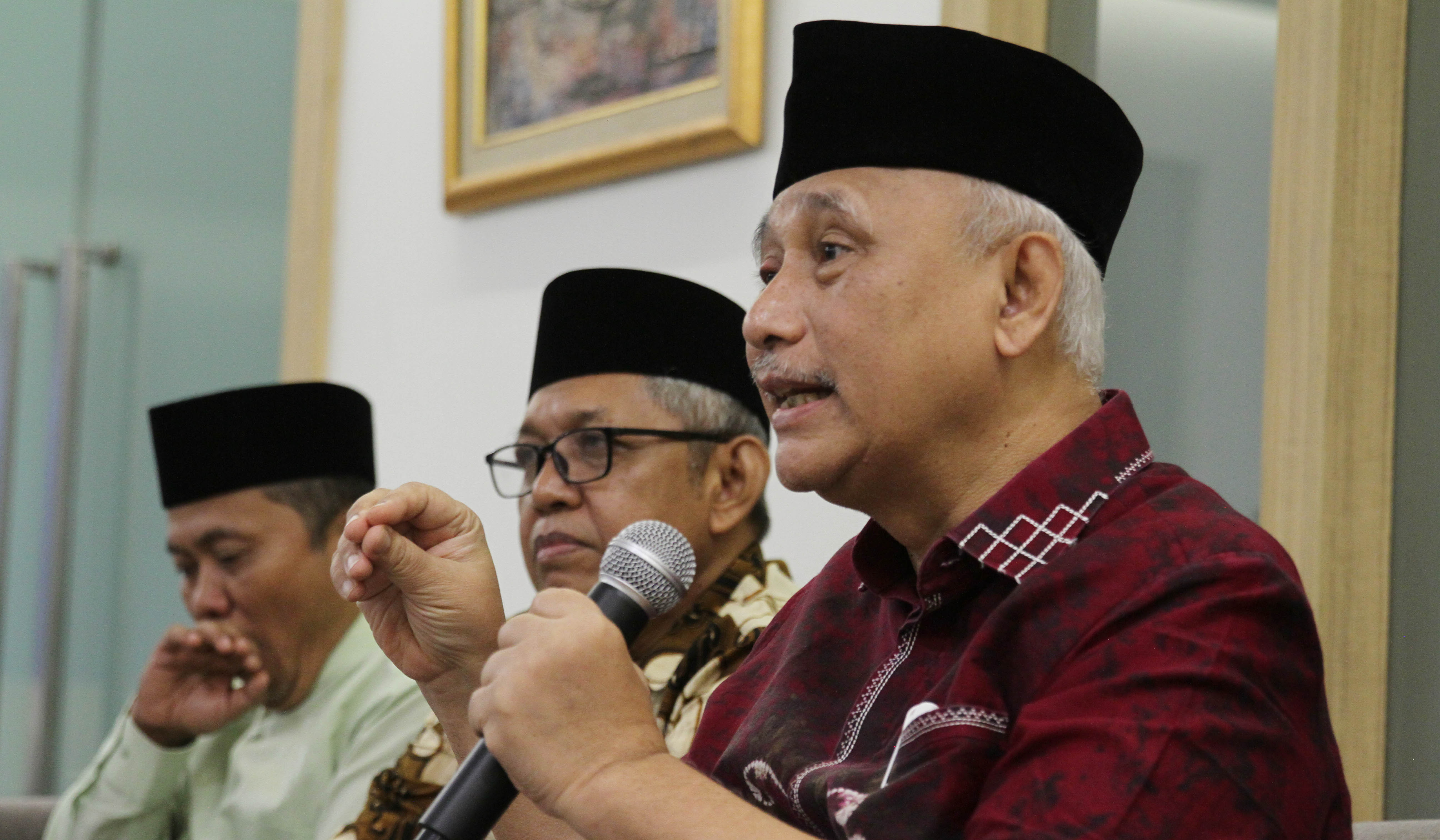 Konferensi pers jelang Munas X LDII. (Agus Priatna/SinPo.id)