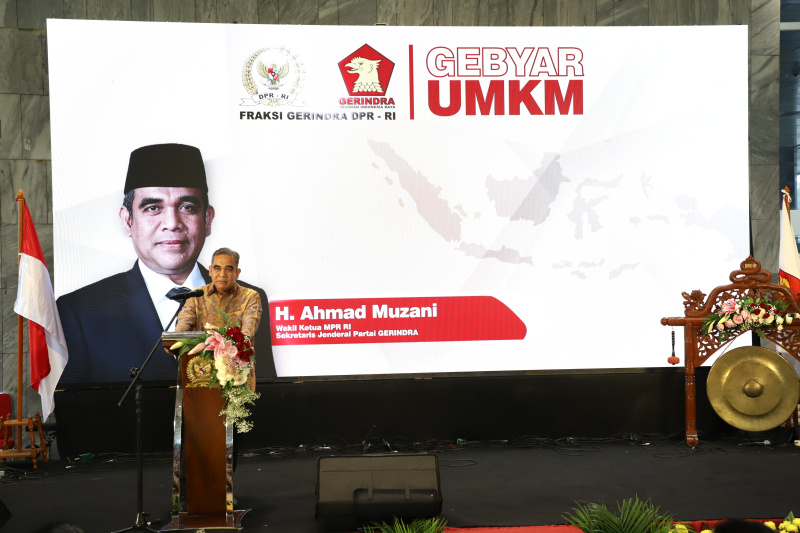 Fraksi Gerindra DPR RI gelar Bazaar UMKM di Loby Nusantara II (Ashar/SinPo.id)