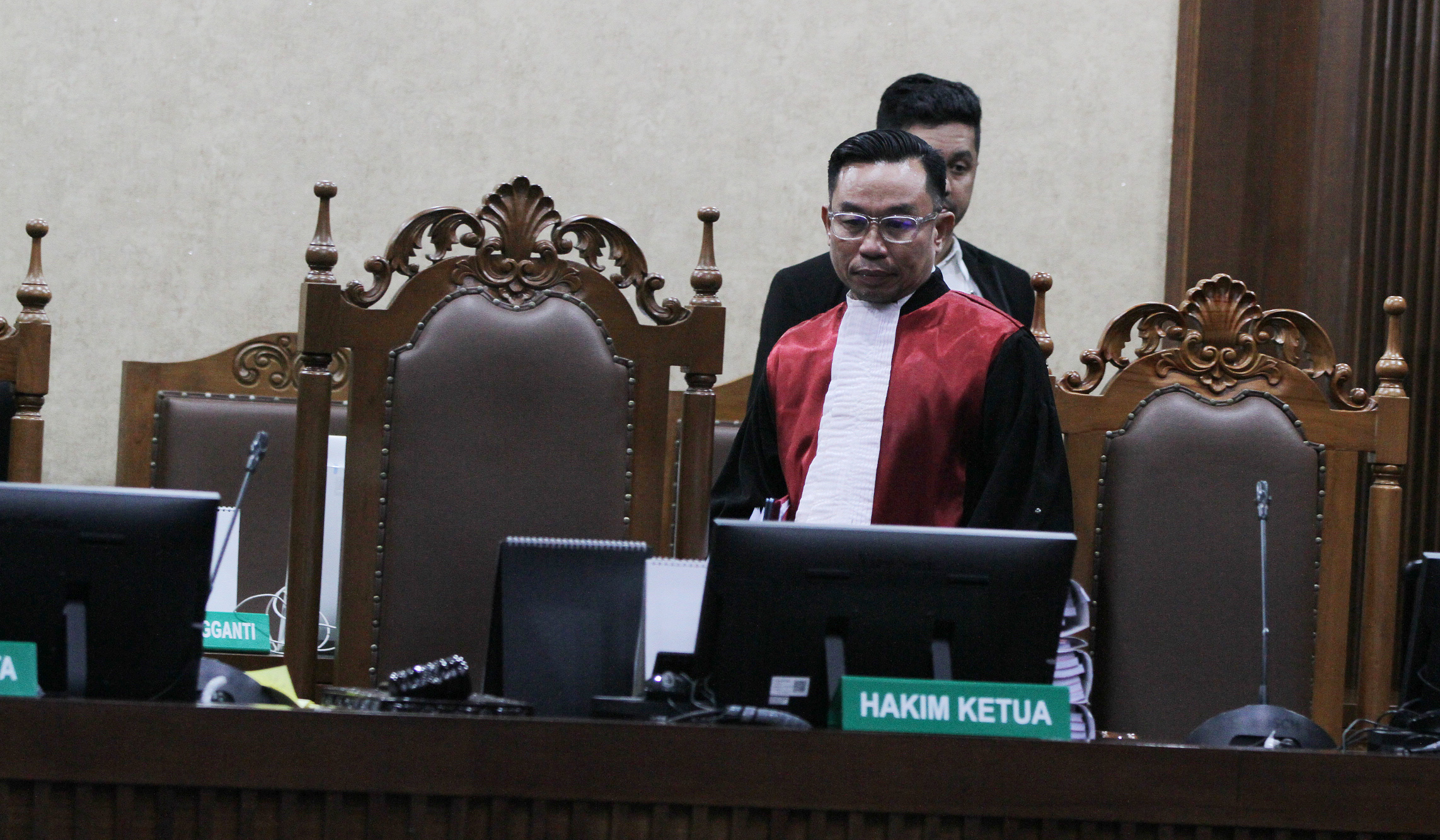 Sidang dakwaan Nadiem. (Agus Priatna/SinPo.id)